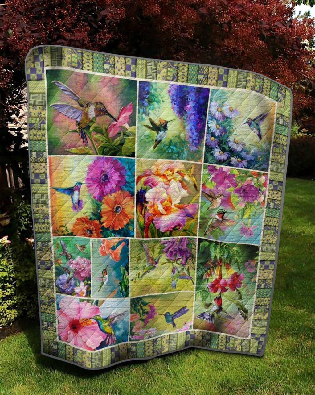 Humming Bird Happily Ever After Quilt Blanket Dhc020120892Td