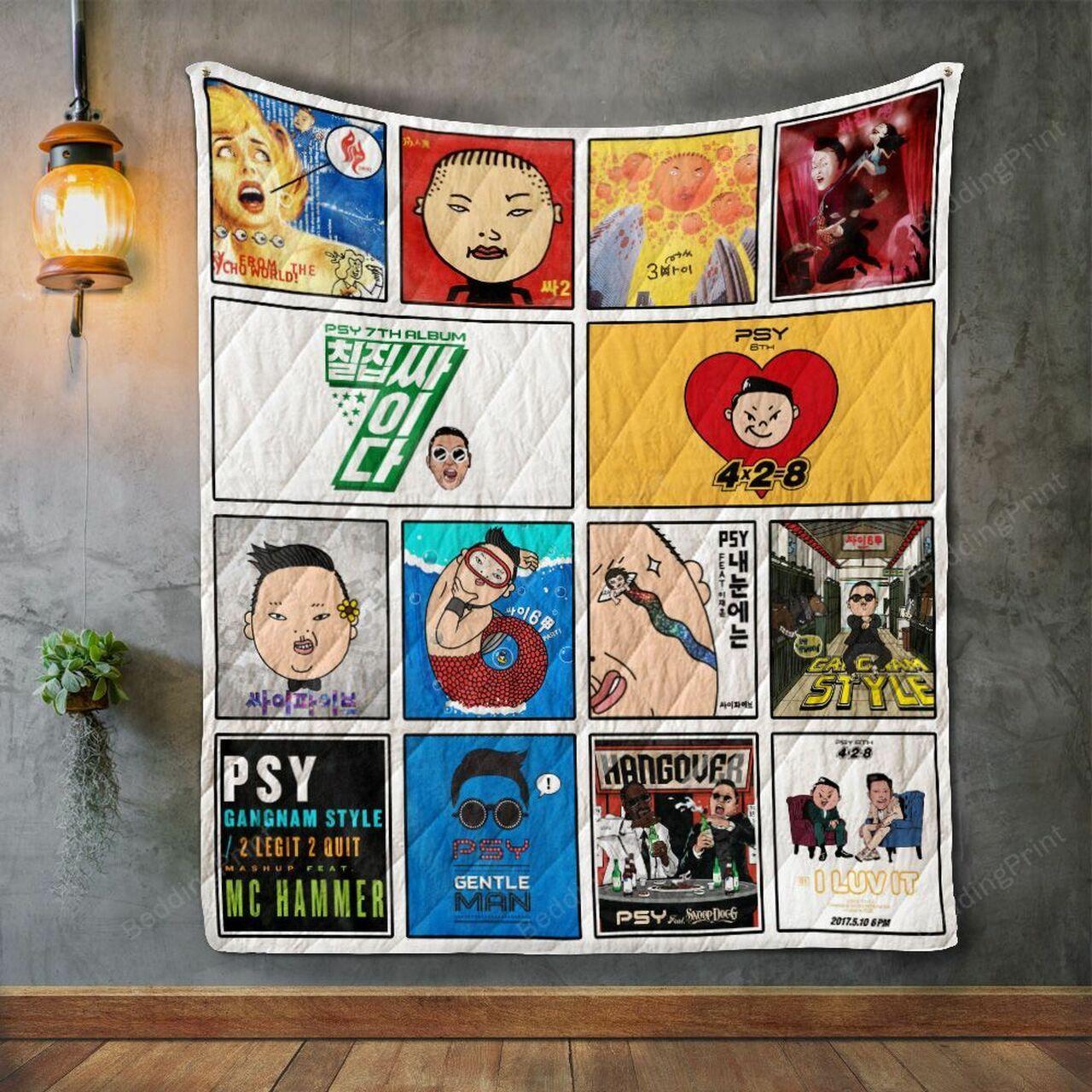 Psy Album Co Quilt Blanket
