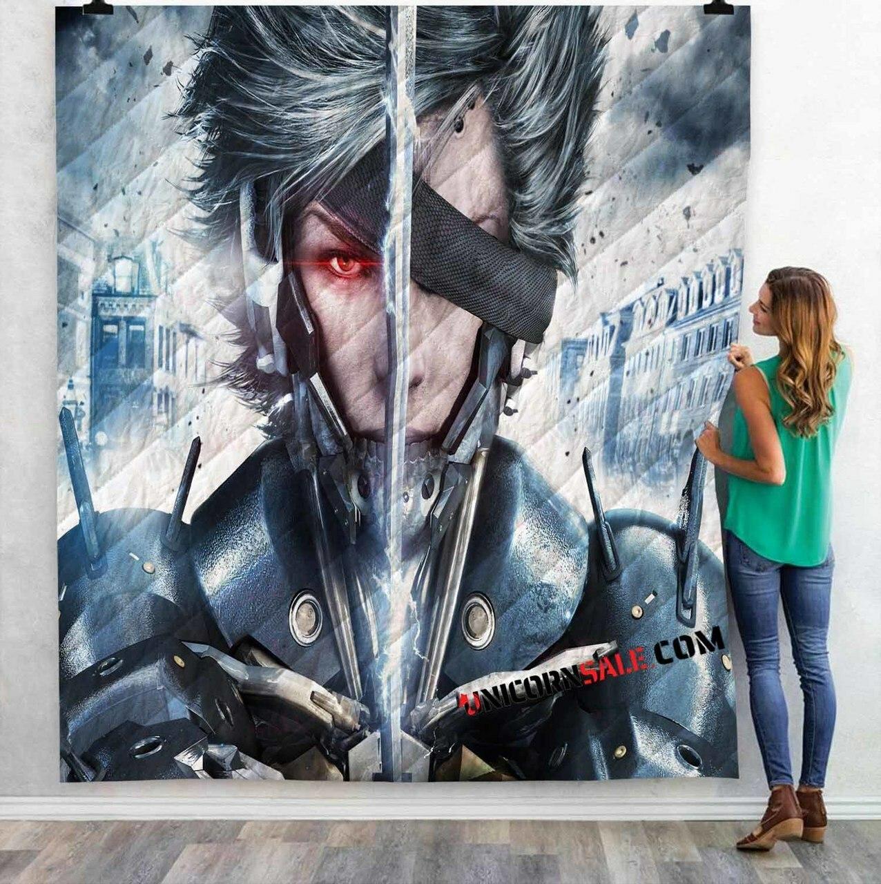 Ps3 Game Metal Gearing Revengeance V 3Dtomized onalized Quilt Blanket