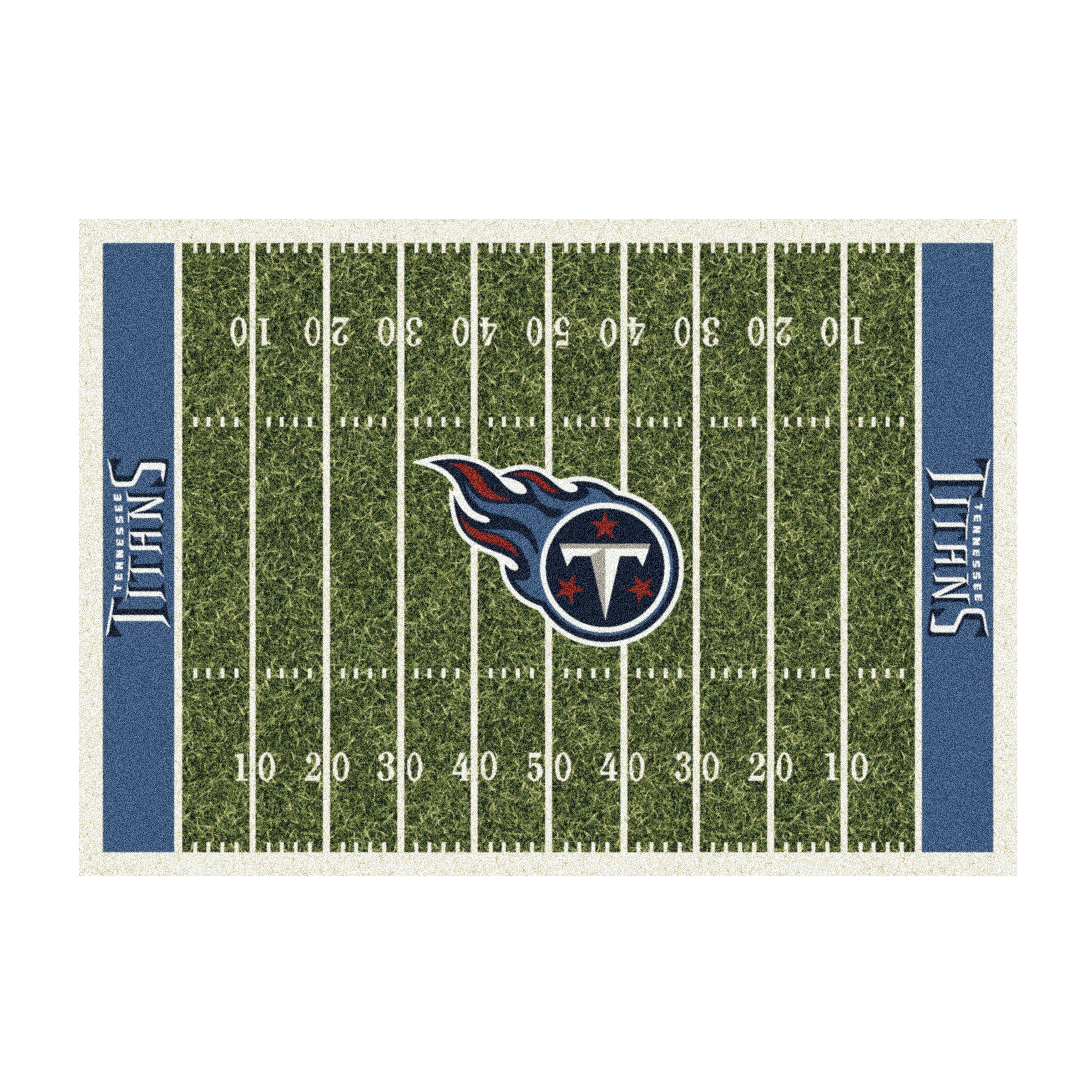 Nfl Tennessee Titans Team Logo Area Rug Home-Field Design