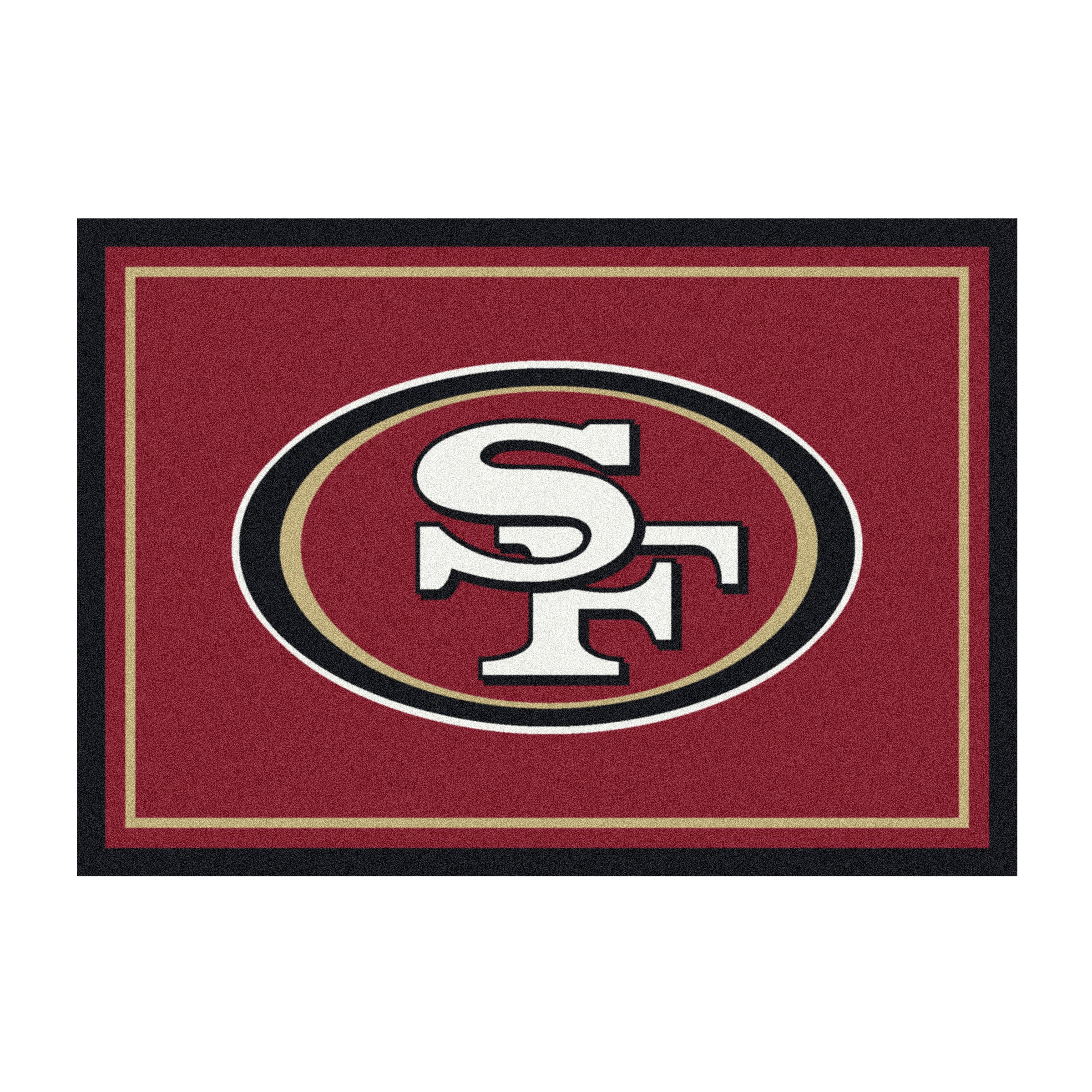 Nfl San Francisco 49Ers Team Logo Area Rug Spirit Design