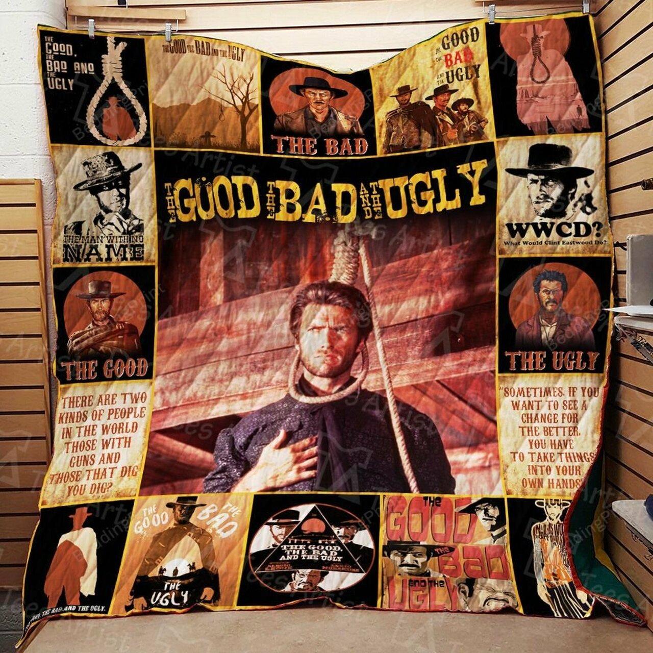 The Good The Bad And The Ugly Quilt Blanket