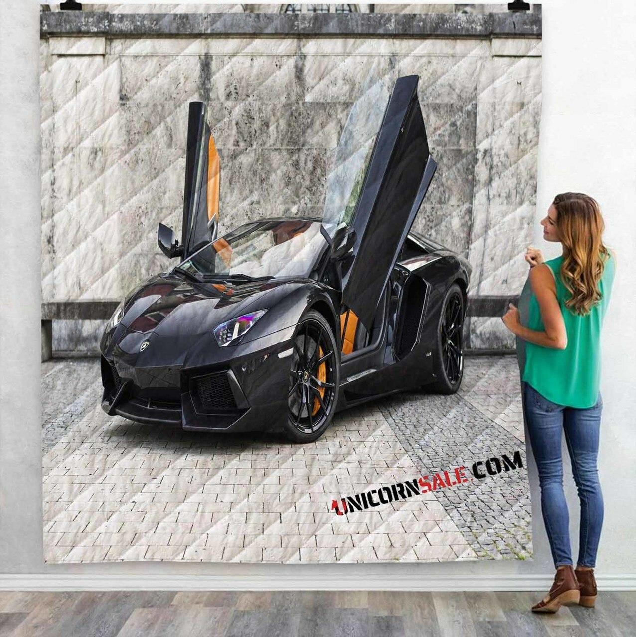 Super Car Lamborghini Aventador N 3Dtomized onalized Quilt Blanket