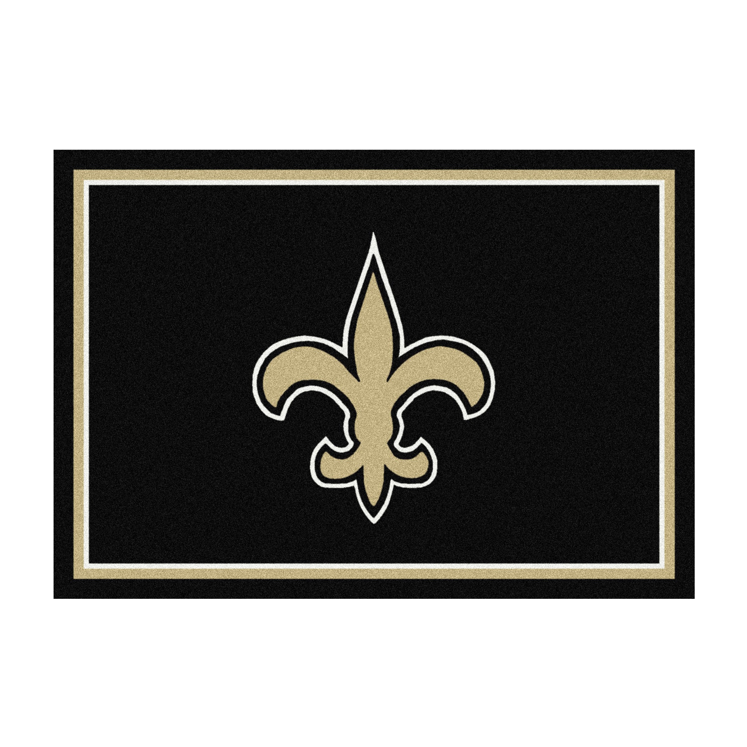 Nfl New Orleans Saints Team Logo Area Rug Spirit Design
