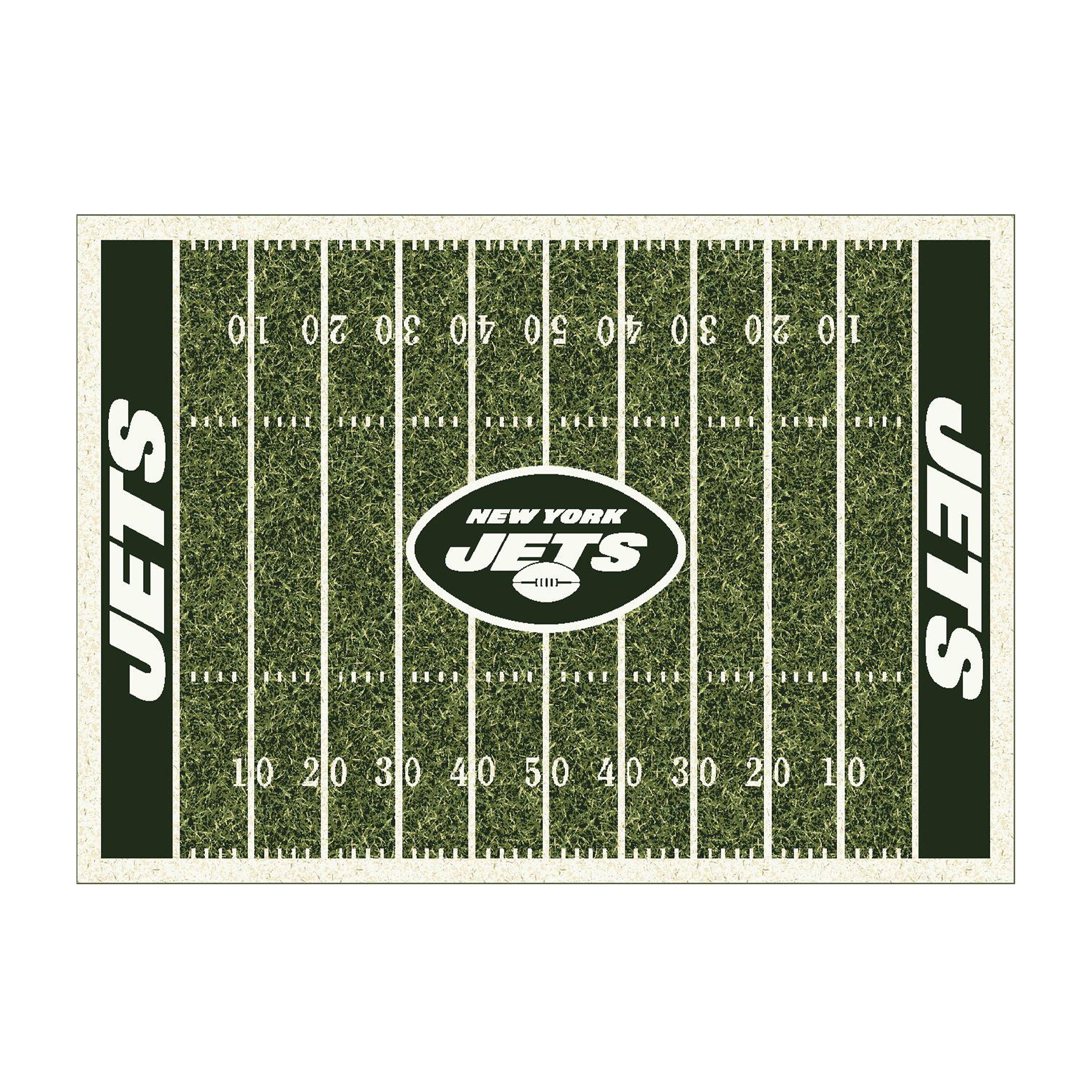 Nfl New York Jets Team Logo Area Rug Home-Field Design