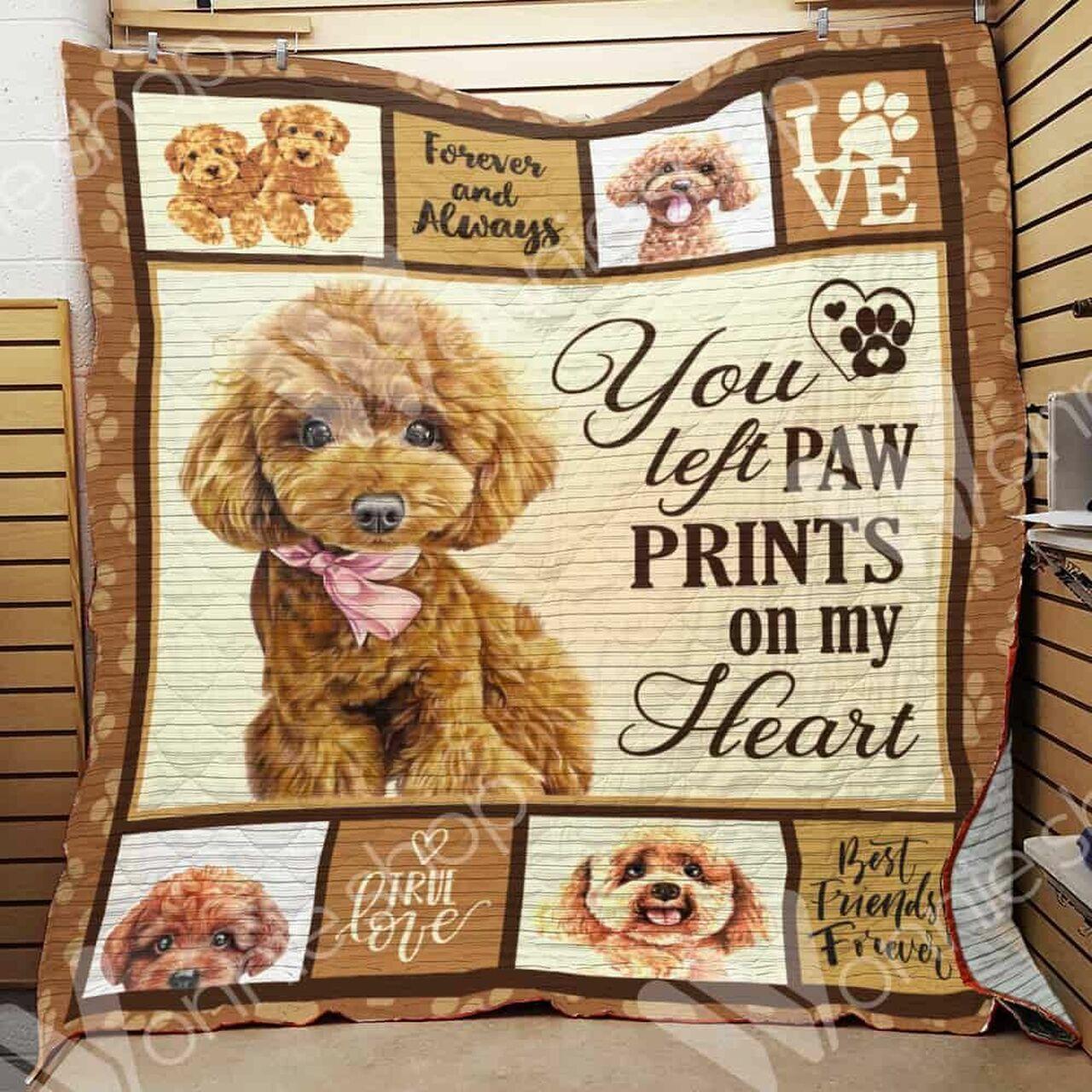 Poodle Dog Quilt Blanket Dhc0602870Td