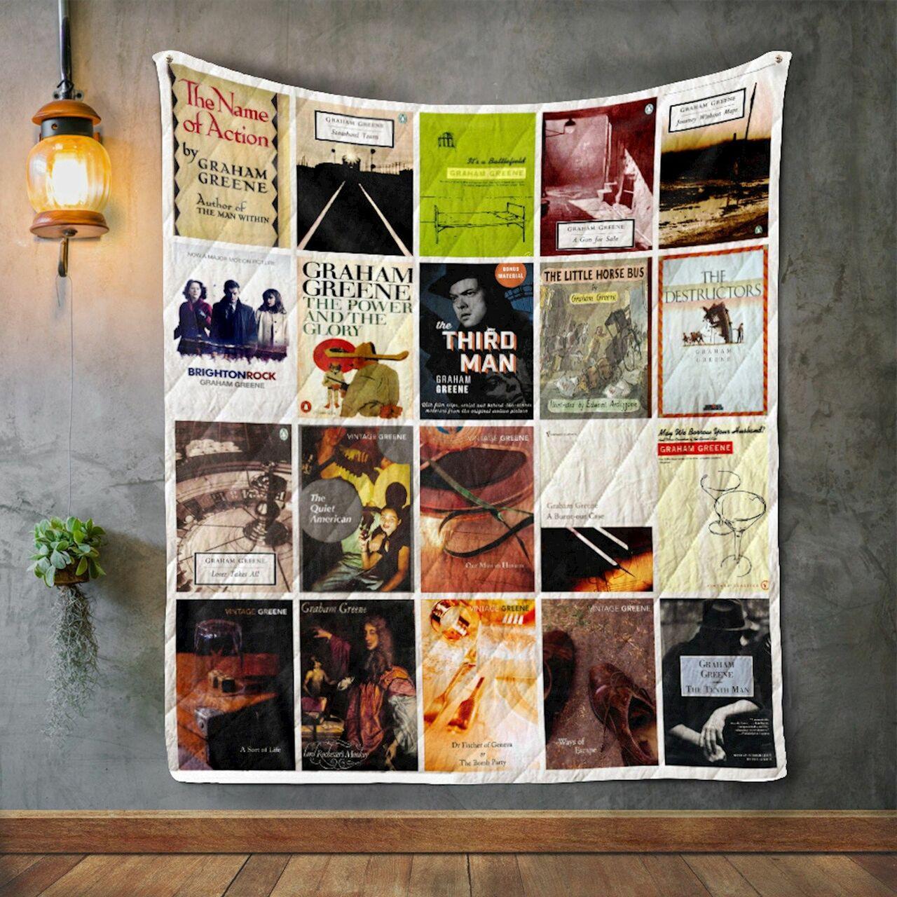 Graham Greene B Quilt Blanket