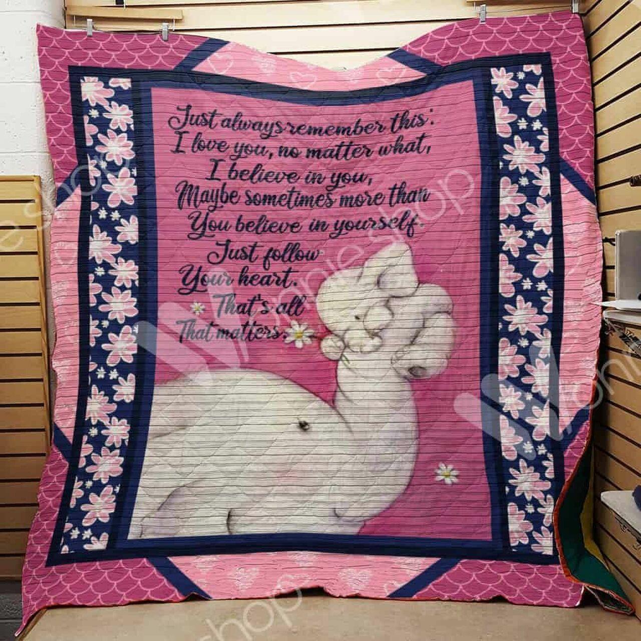 Elephant Mother Quilt Blanket Dhc1102739Td