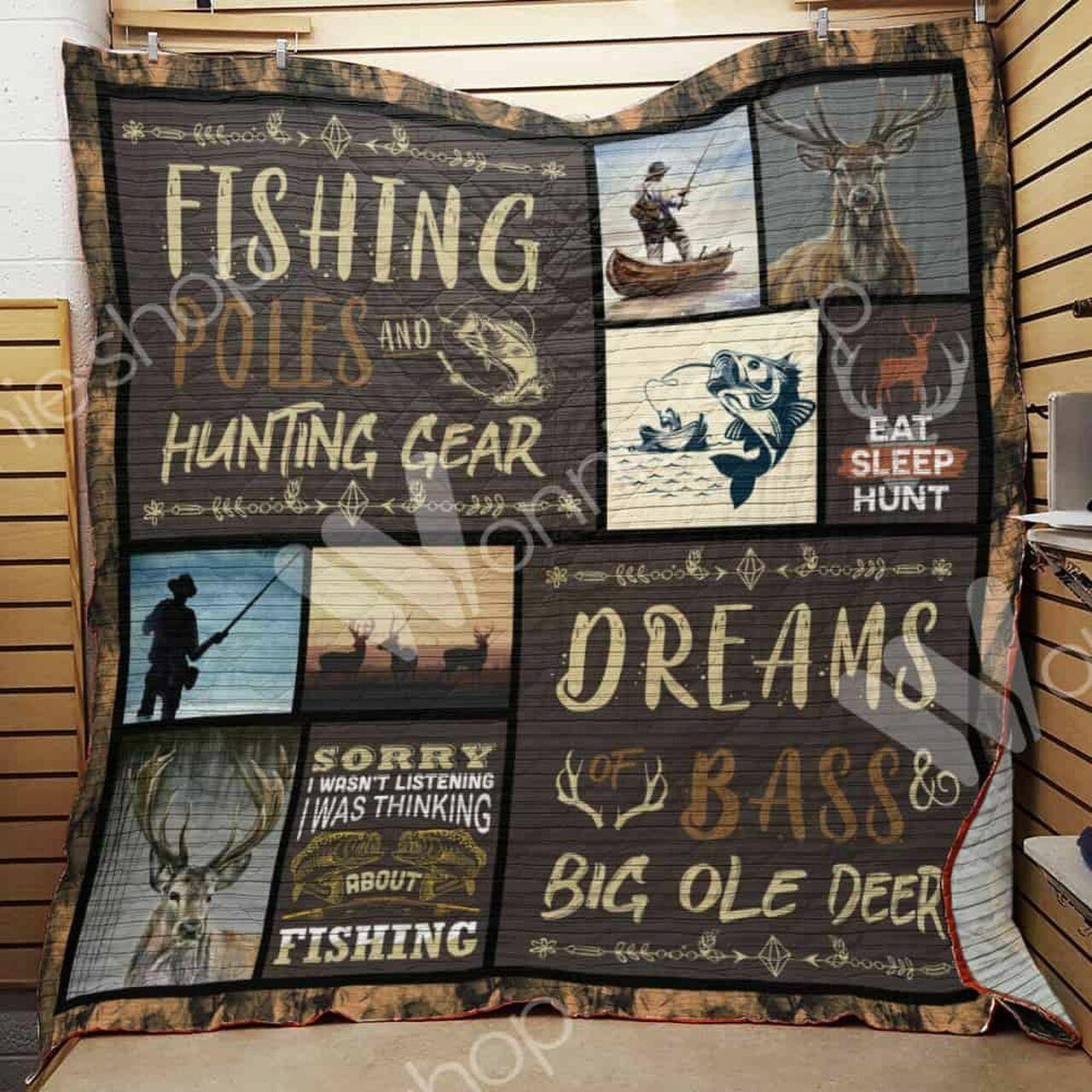 Hunting Quilt Blanket Dhc03021318Td