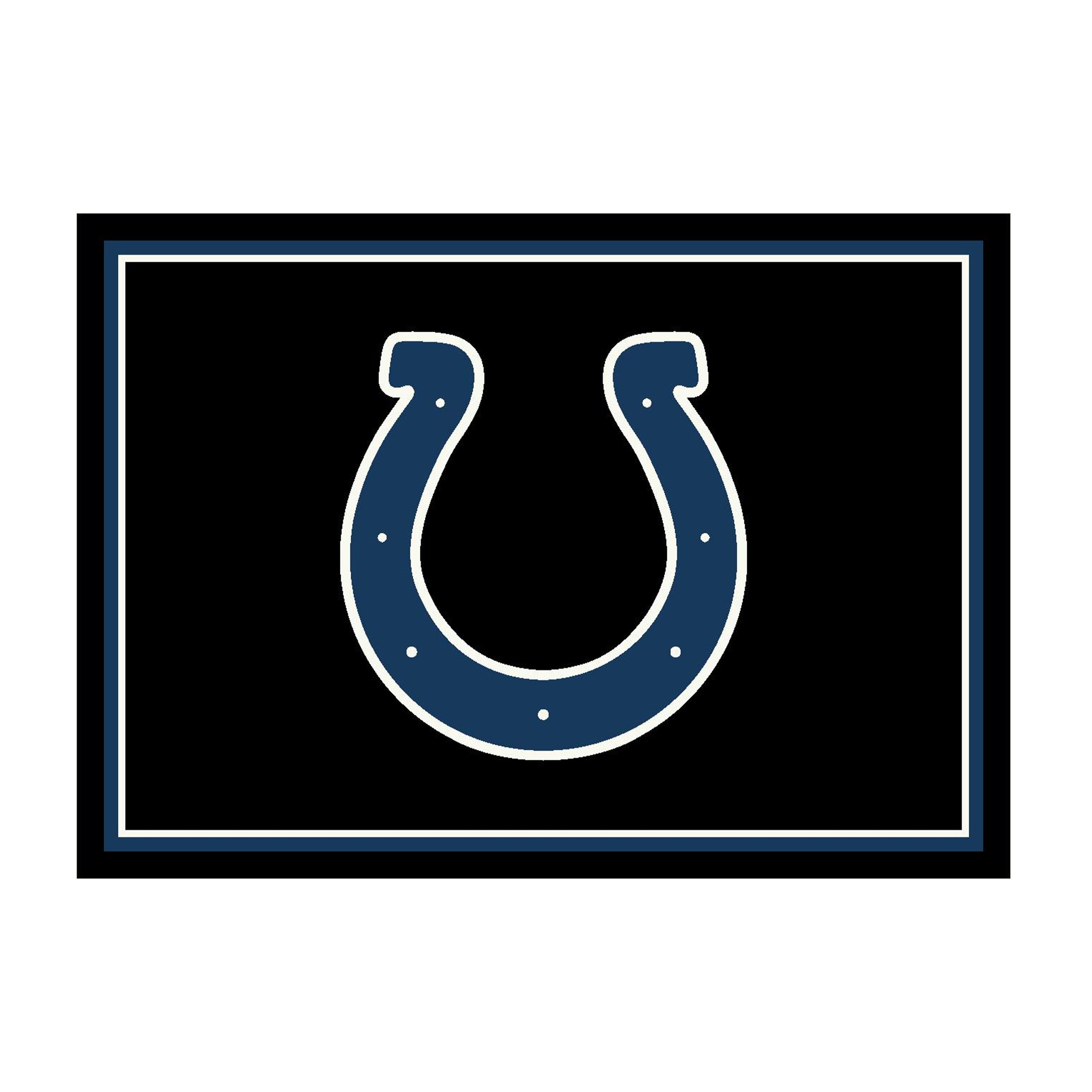 Nfl Indianapolis Colts Team Logo Area Rug Spirit Design