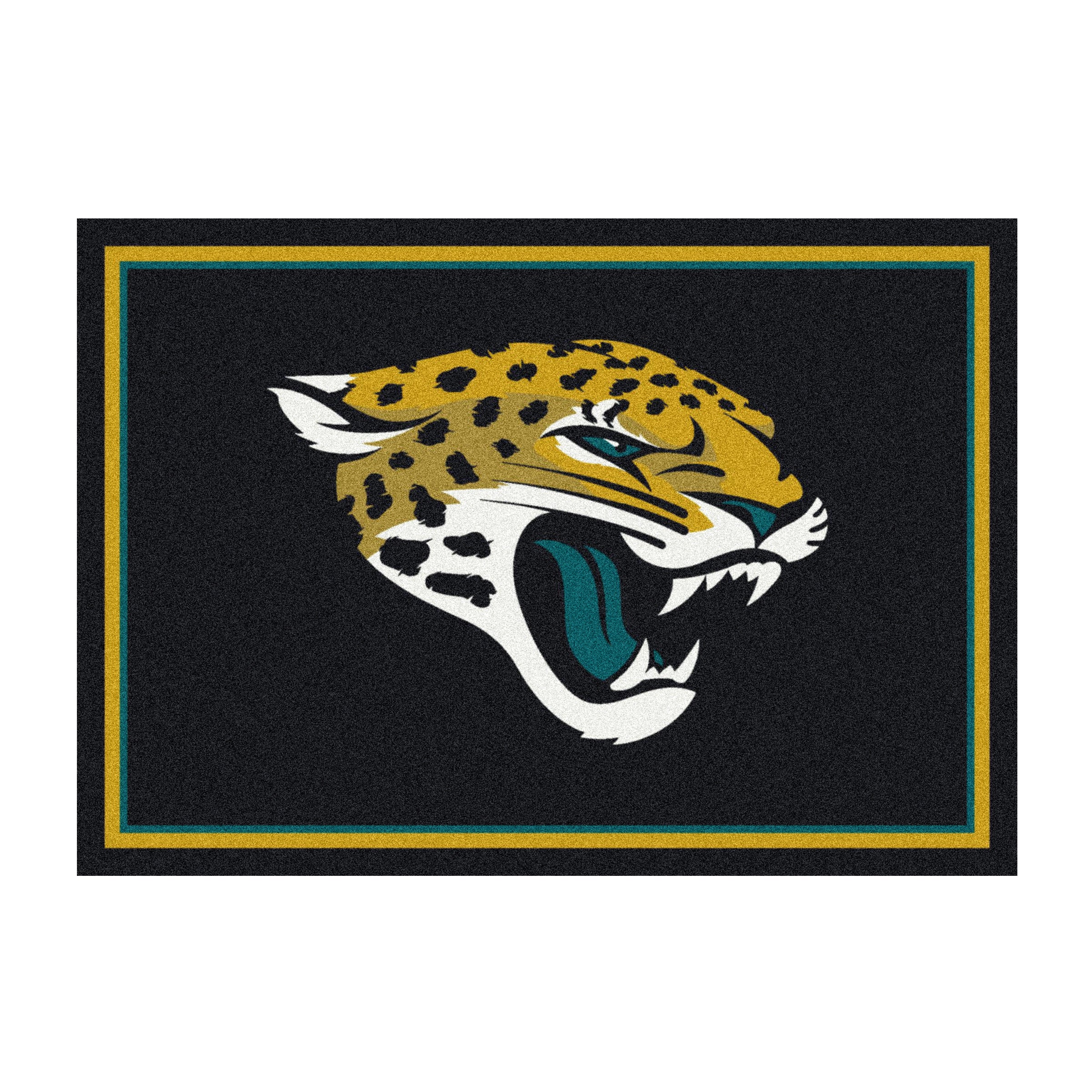 Nfl Jacksonville Jaguars Team Logo Area Rug Spirit Design