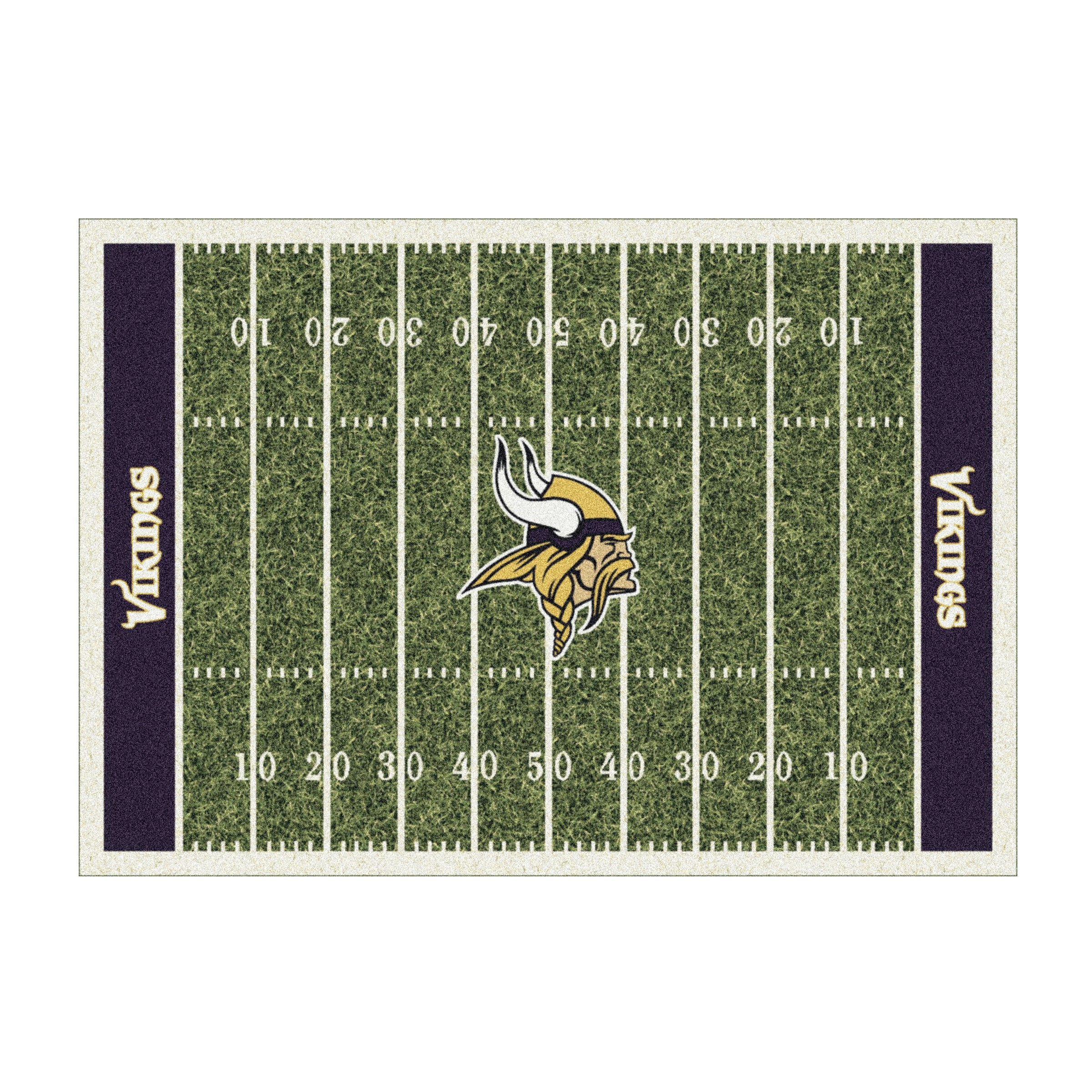 Nfl Minnesota Vikings Team Logo Area Rug Home-Field Design