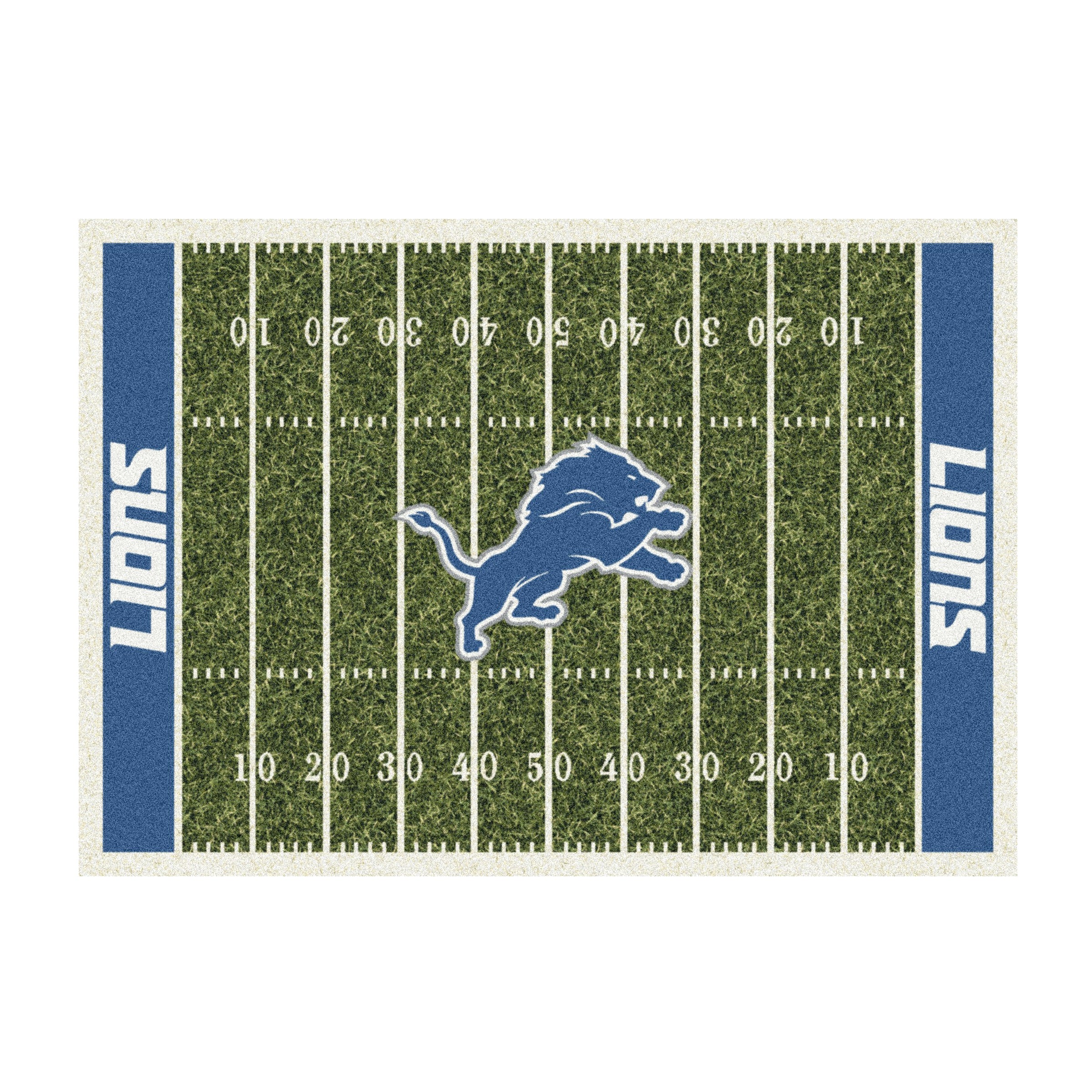 Nfl Detroit Lions Team Logo Area Rug Home-Field Design