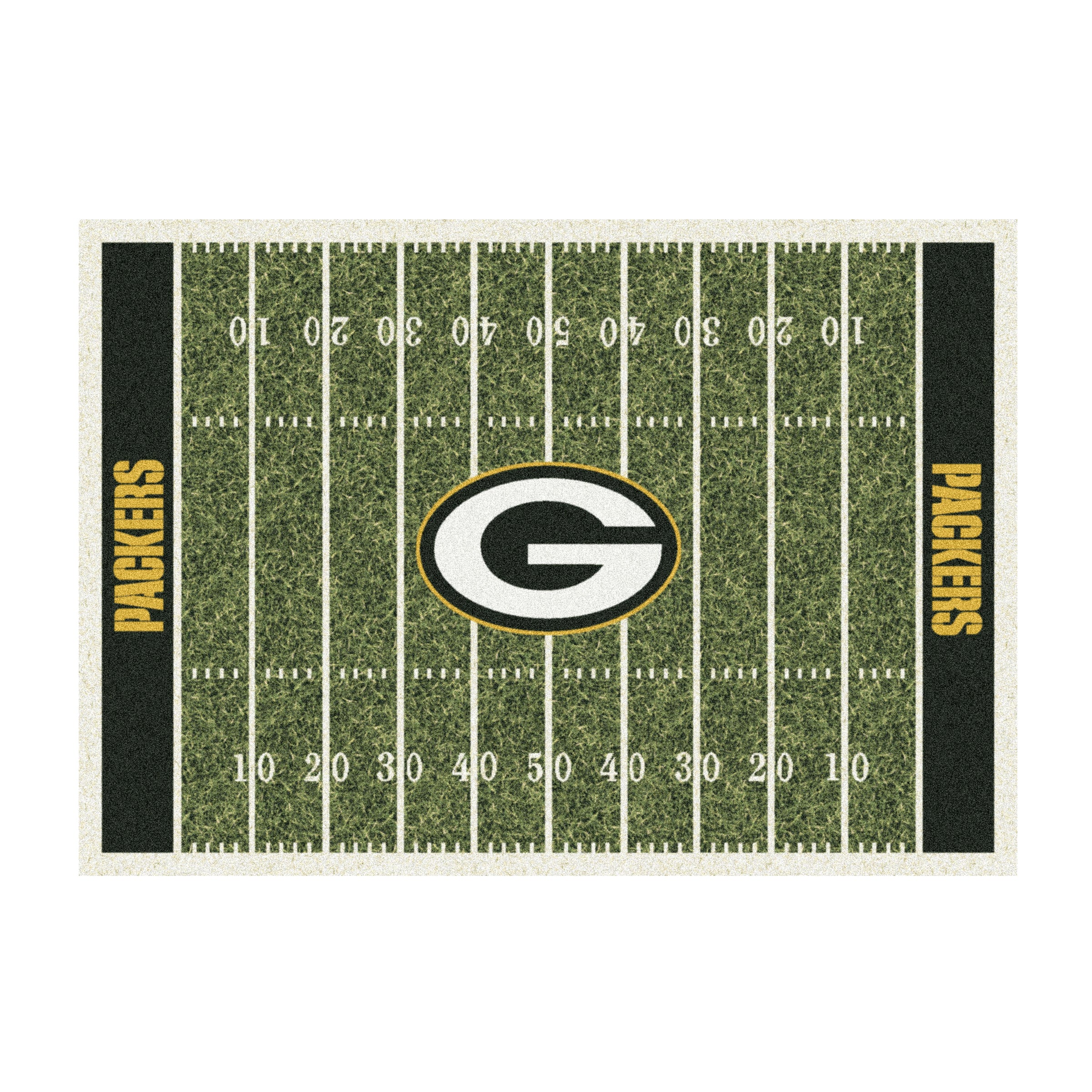 Nfl Green Bay Packers Team Logo Area Rug Home-Field Design
