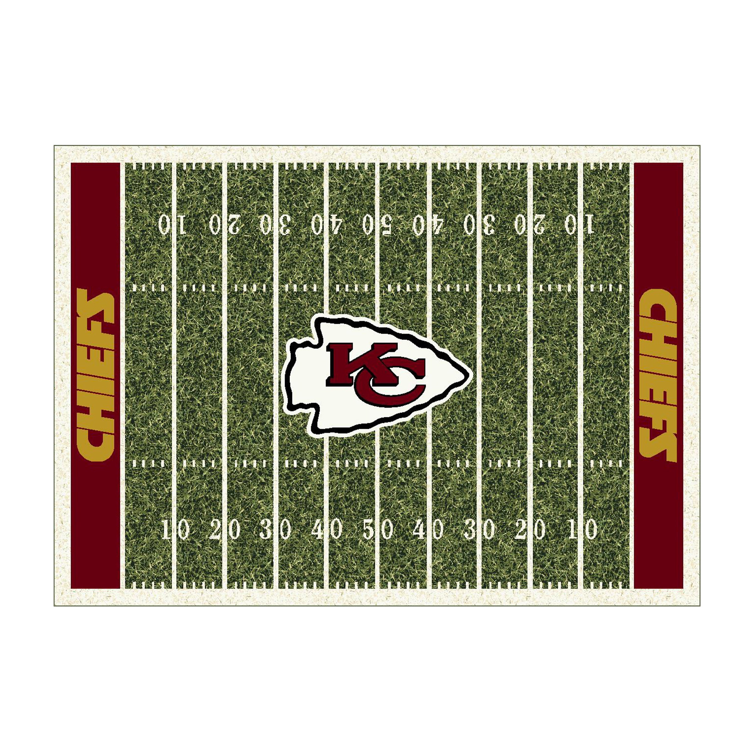 Nfl Kansas City Chiefs Team Logo Area Rug Home-Field Design