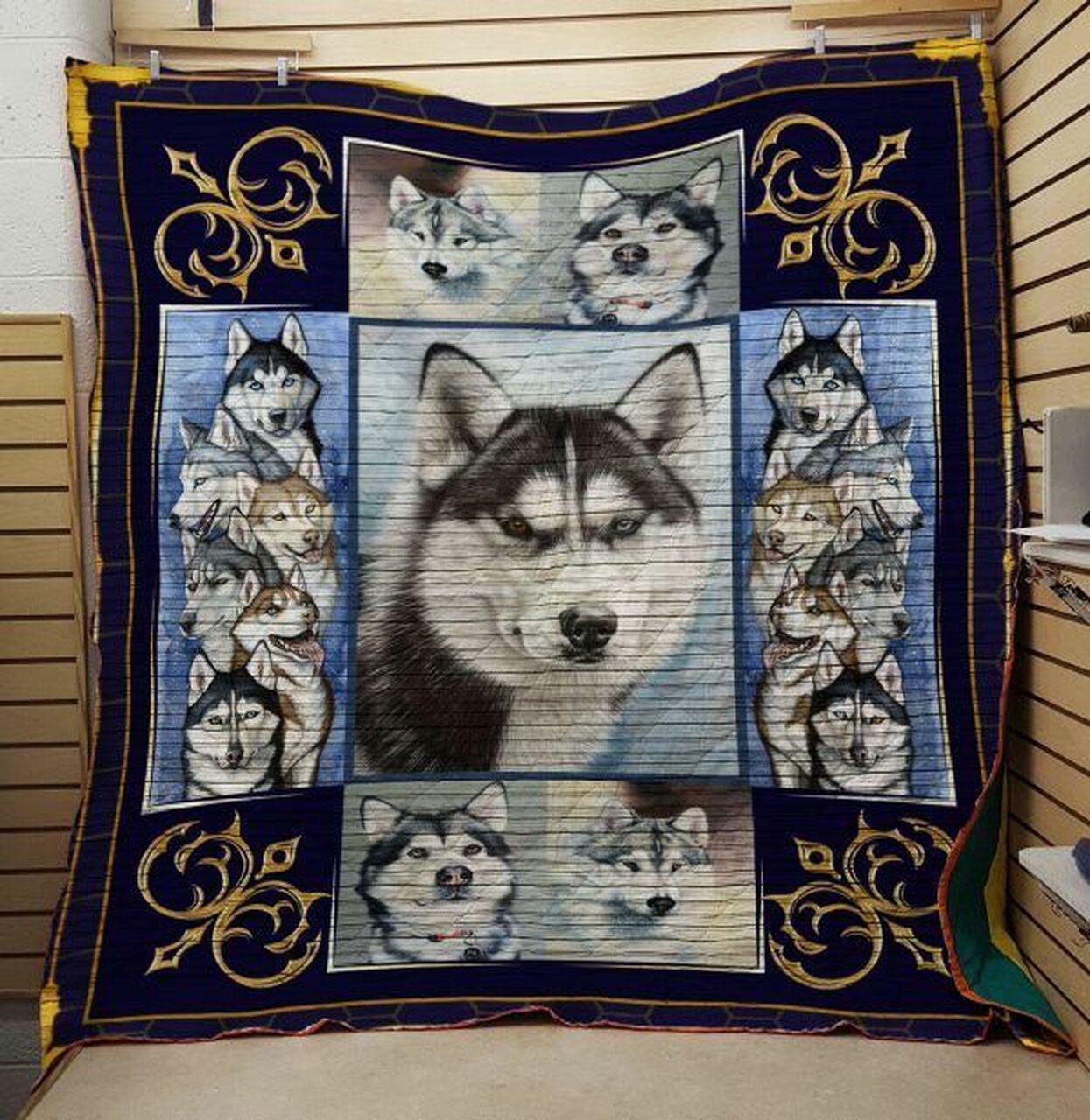 Husky Royalky Quilt Blanket Dhc020120878Td