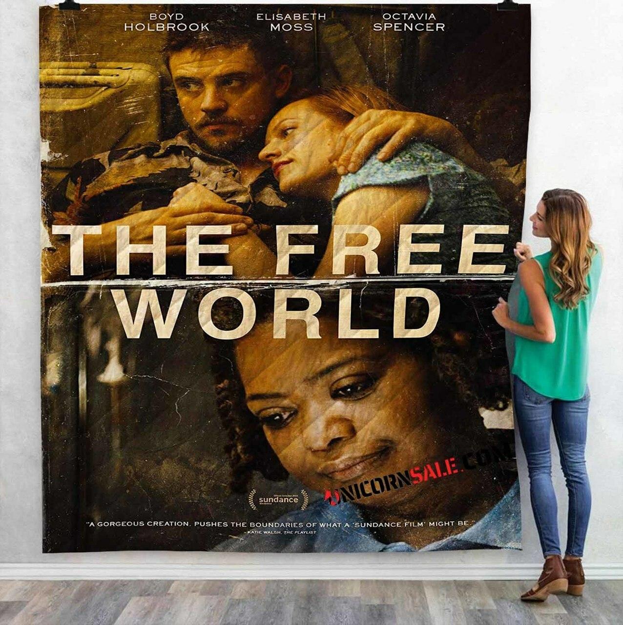 Netflix Movie The Free World D 3Dtomized onalized Quilt Blanket