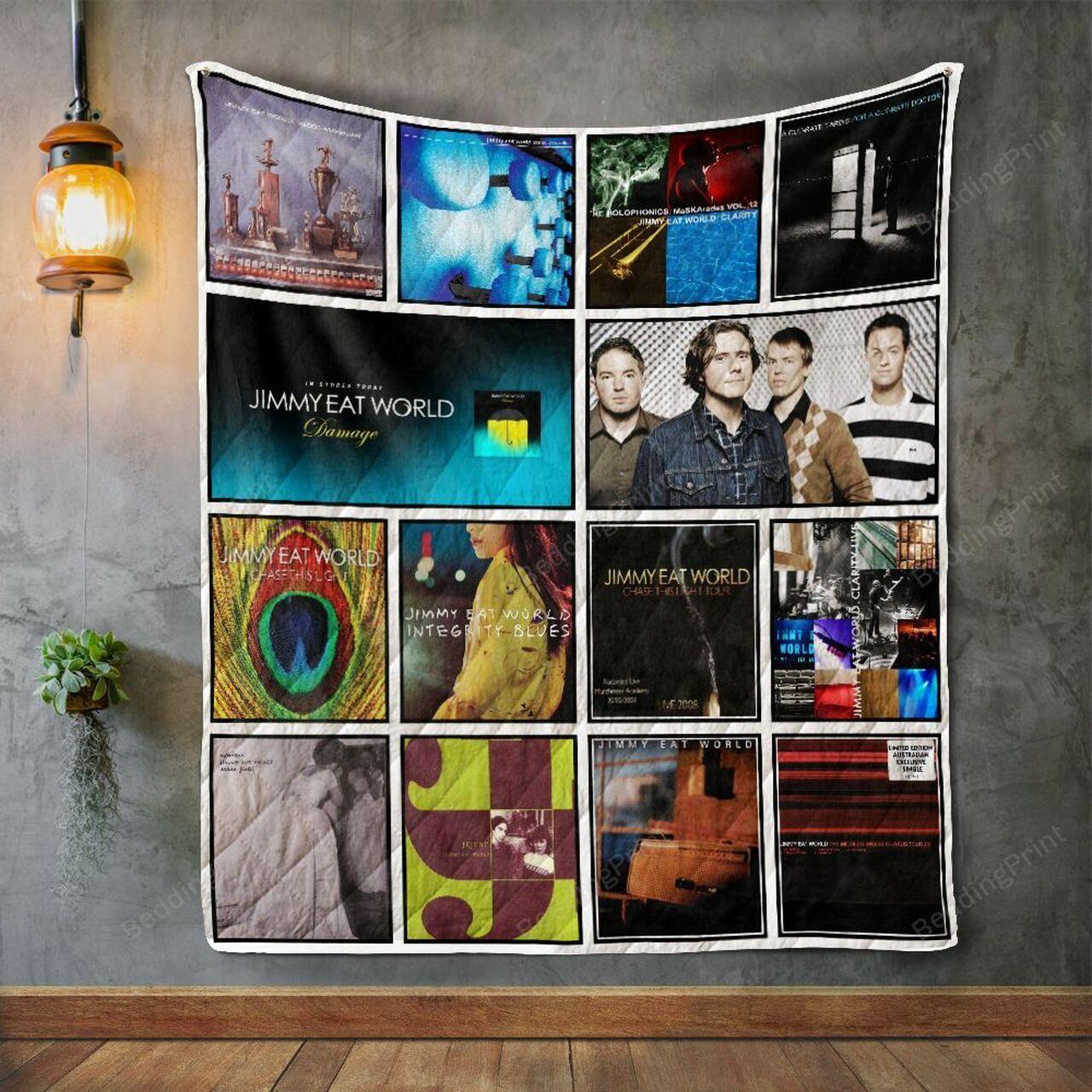 Jimmy Eat World Album Co Quilt Blanket