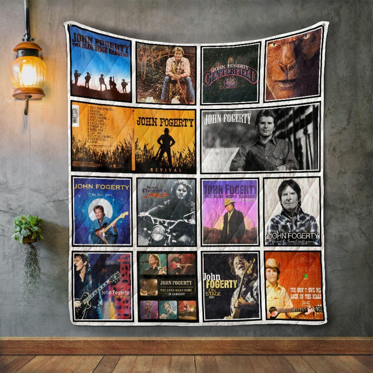 John Fogerty Album Co Quilt Blanket