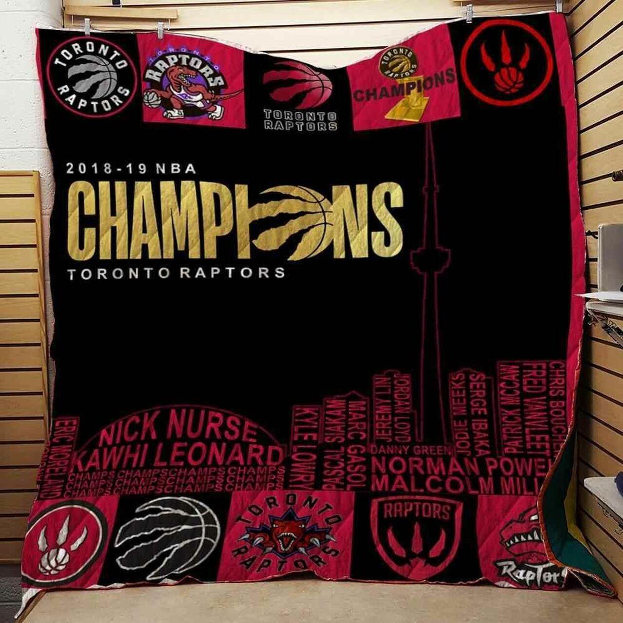 Toronto Rap 2019 Nba Champ Blanket Th0907 Quilt