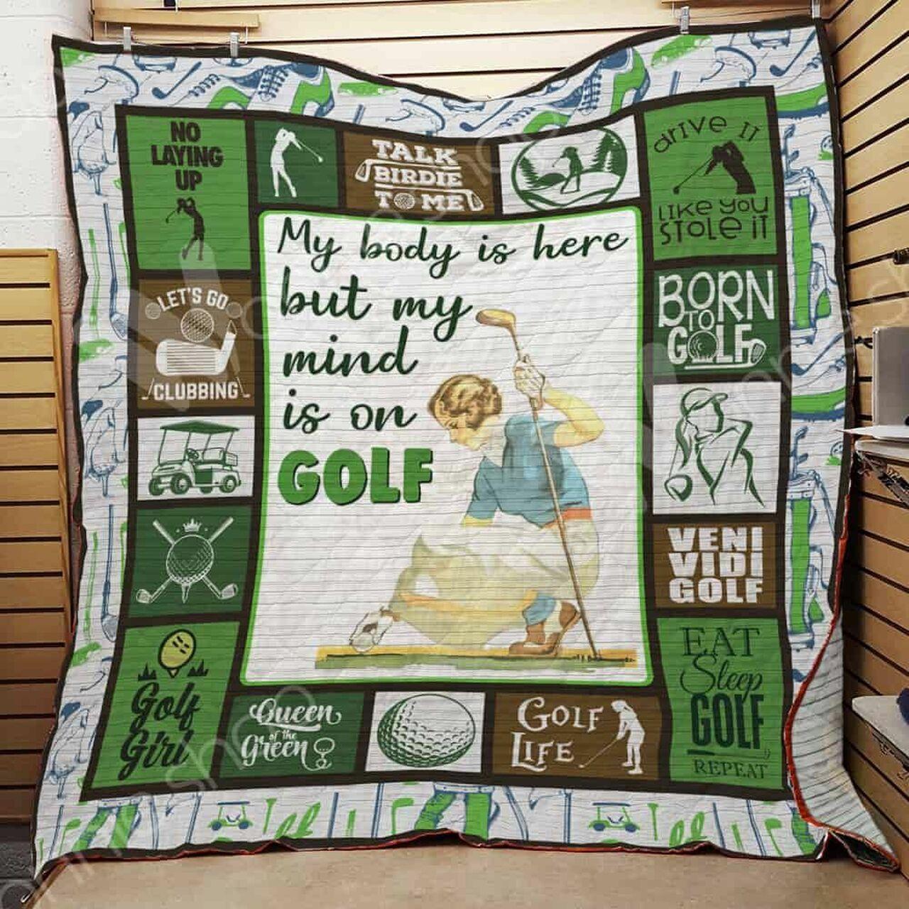 Golf Quilt Blanket Dhc03021234Td