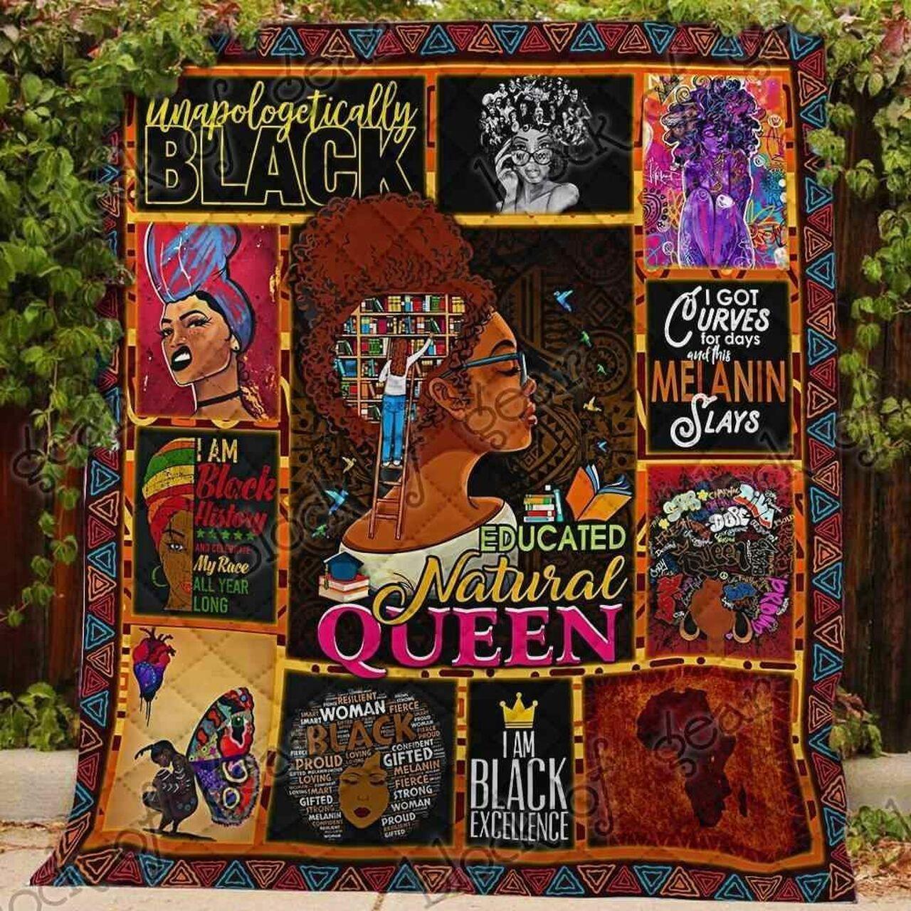 Educated Natural Queen Blanket Kc1507 Quilt