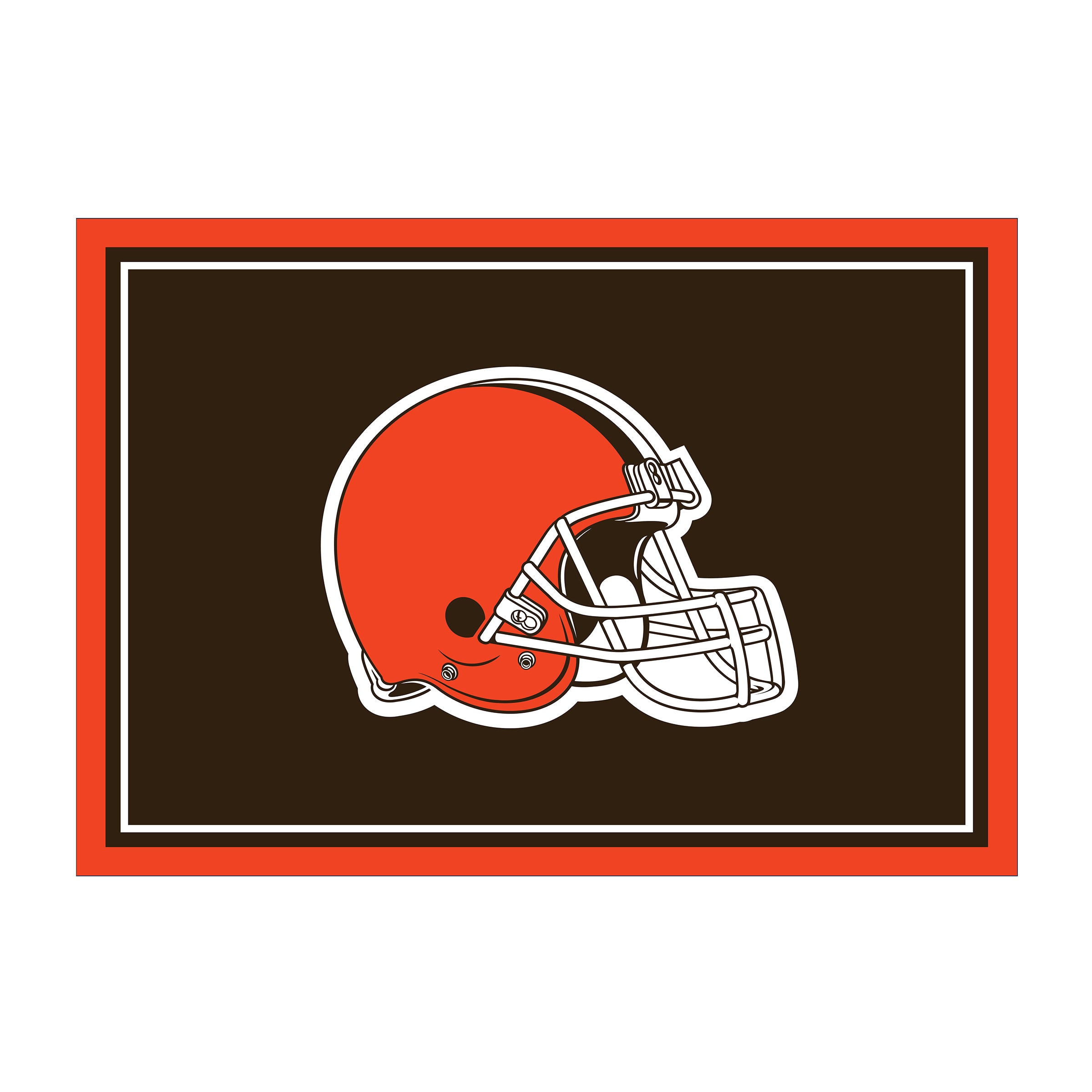 Nfl Cleveland Browns Team Logo Area Rug Spirit Design