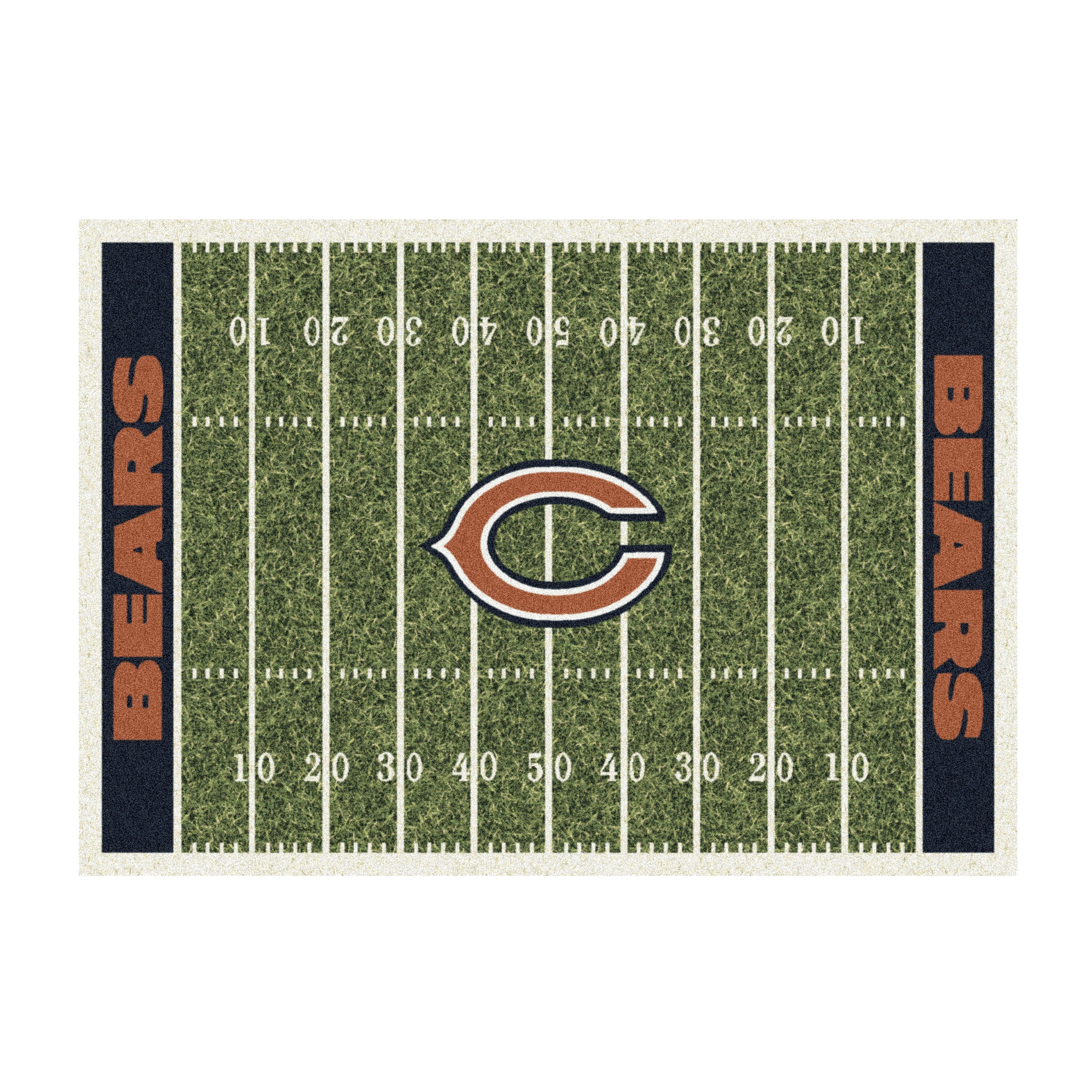 Nfl Chicago Bears Team Logo Area Rug Home-Field Design