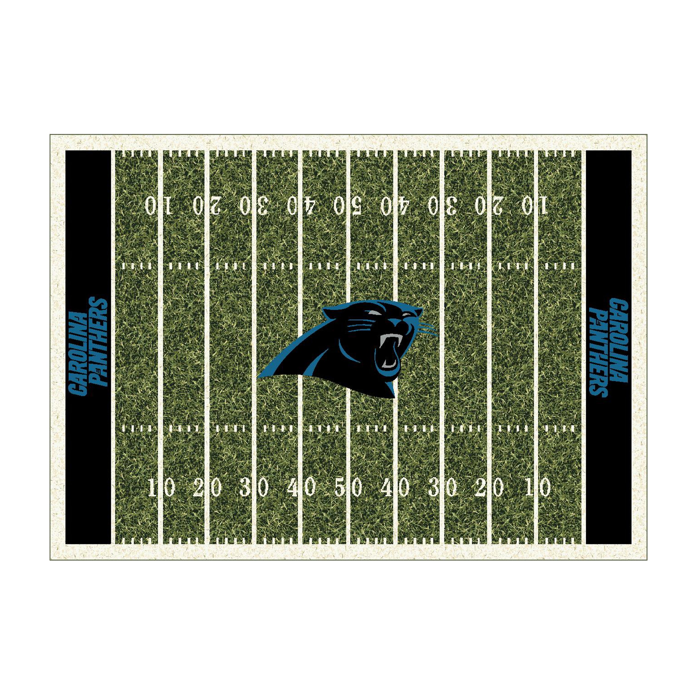 Nfl Carolina Panthers Team Logo Area Rug Home-Field Design