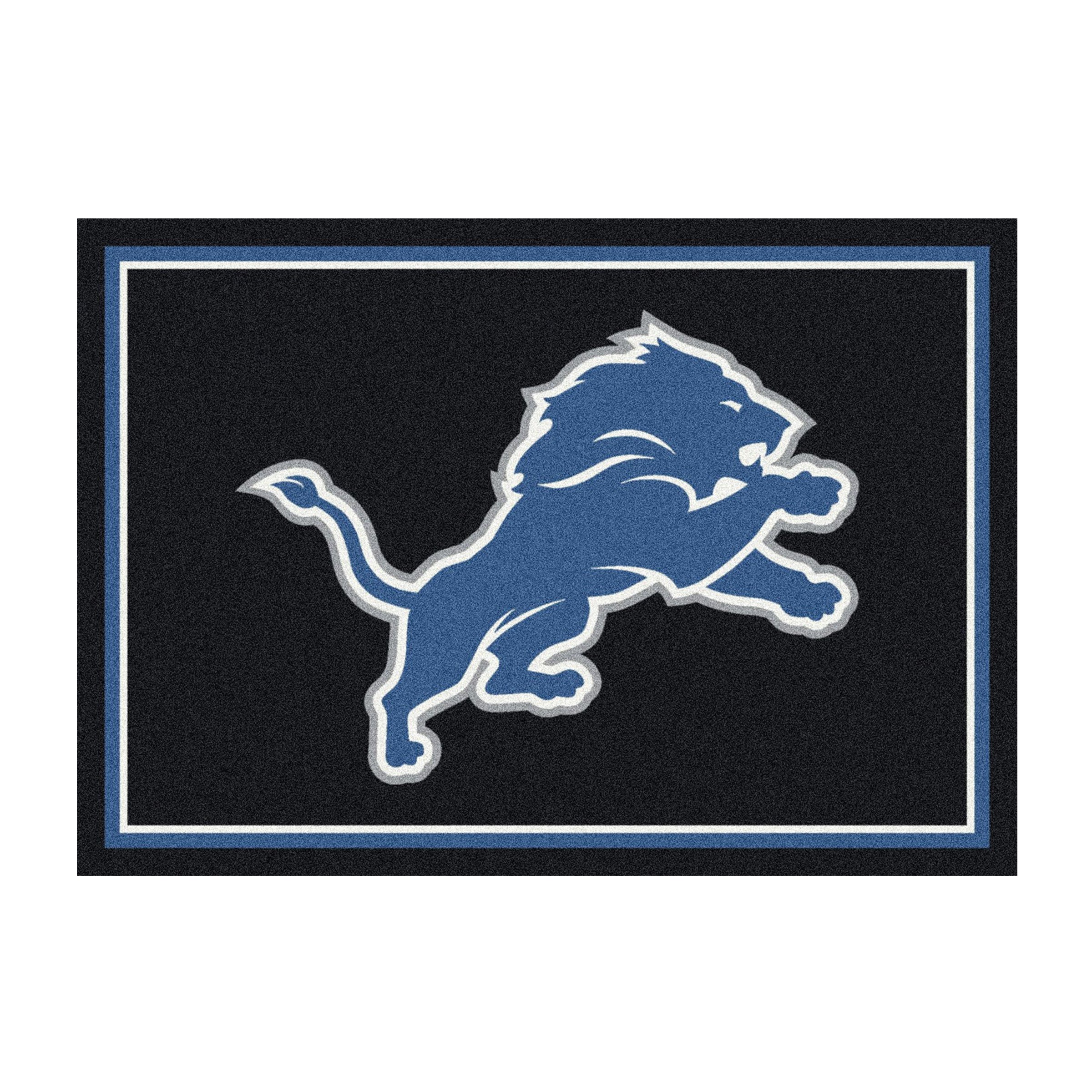 Nfl Detroit Lions Team Logo Area Rug Spirit Design