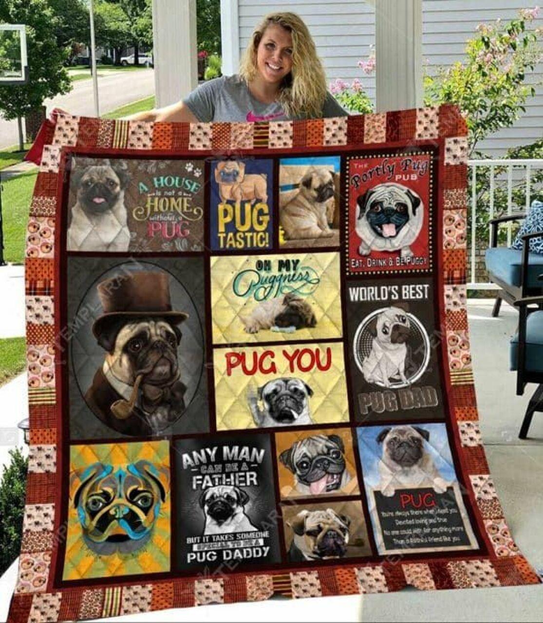 Pug I Pug You Quilt Blanket Dhc020120913Td