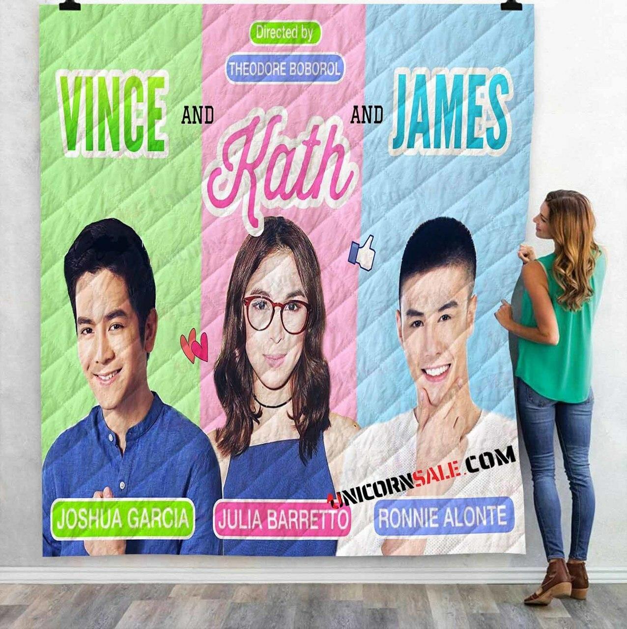 Netflix Movie Vince And Kath And J N 3Dtomized onalized Quilt Blanket
