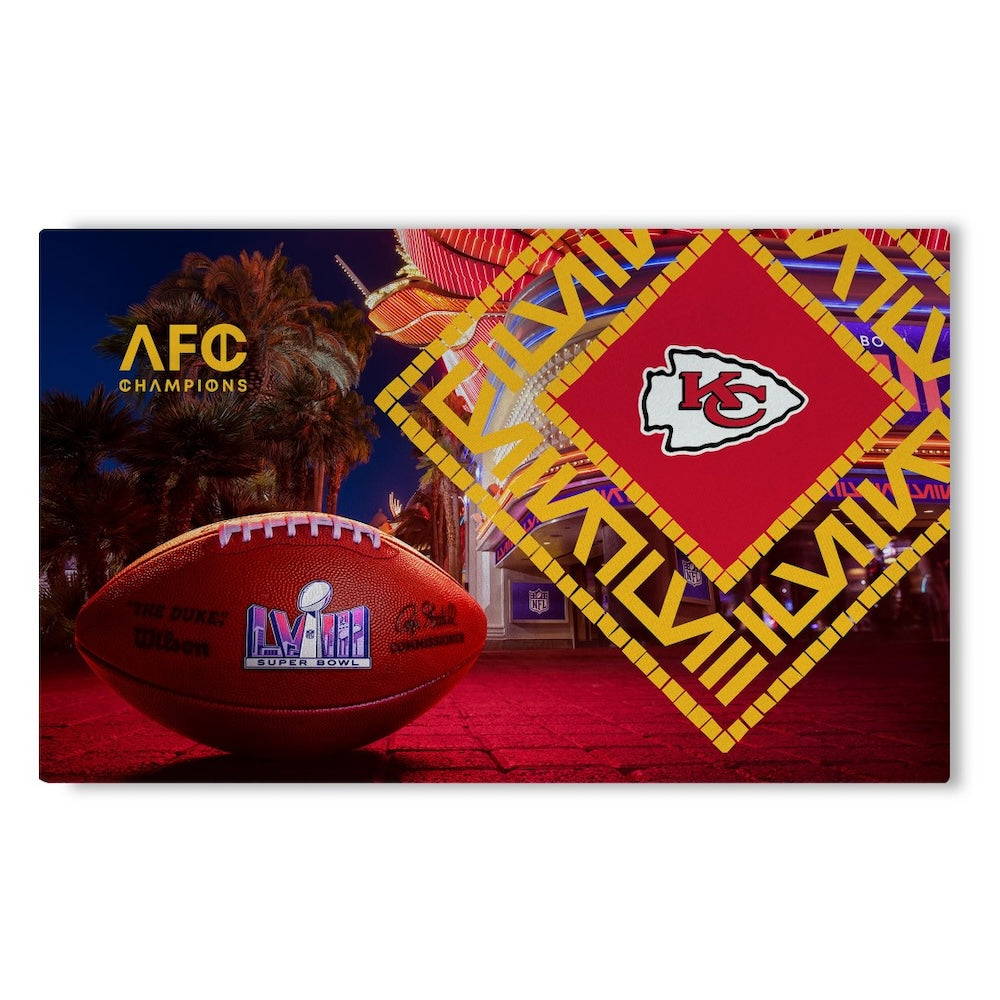 Nfl Kansas City Chiefs Super Bowl 58 Participant Washable Rug 36X62