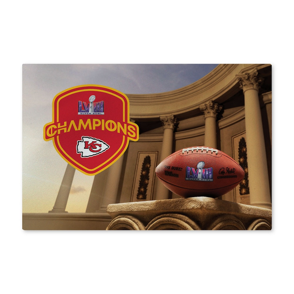 Nfl Super Bowl 58 Champion Kansas City Chiefs Washable Rug