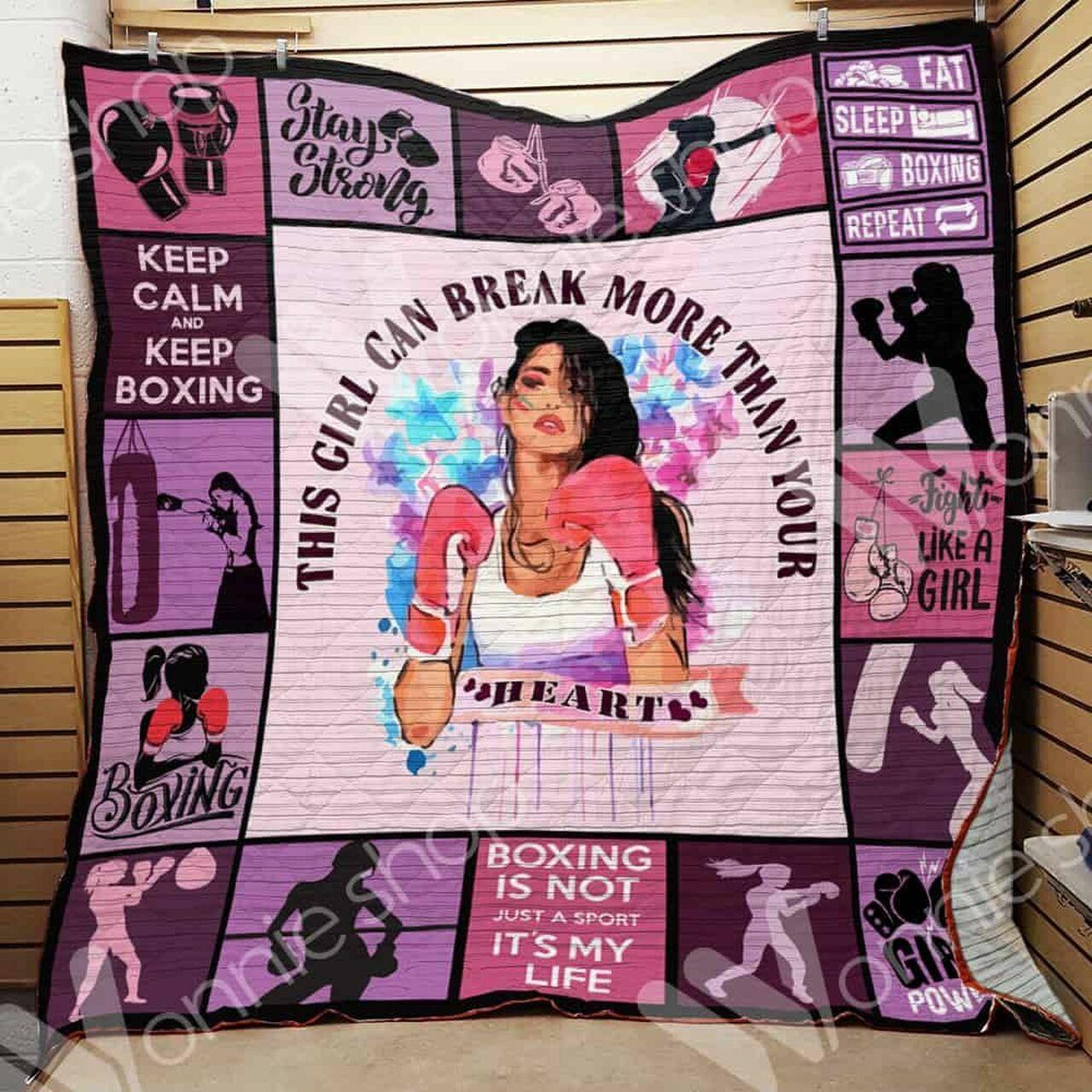 Boxing Girl Quilt Blanket Dhc06021049Td