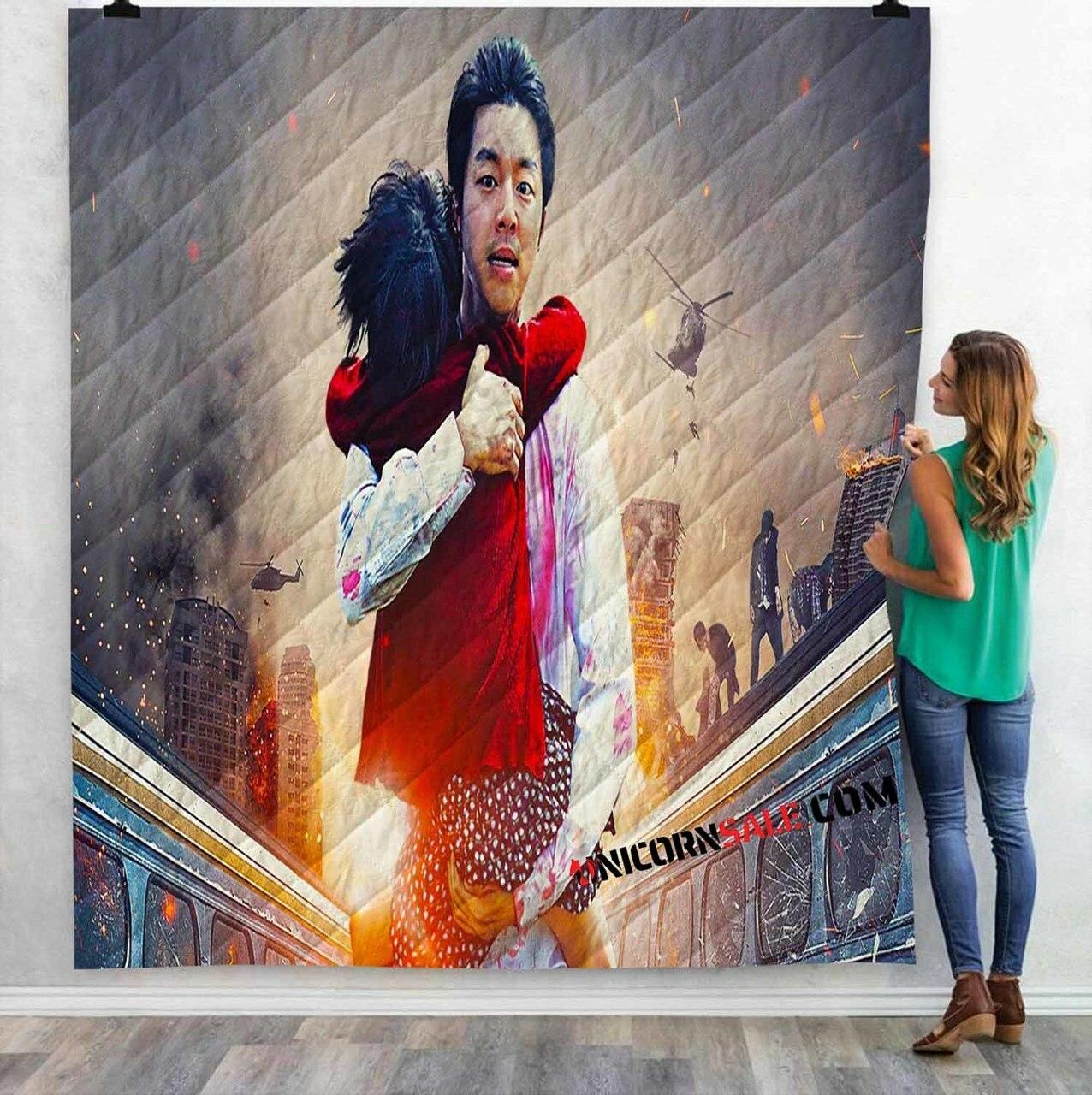 Netflix Movie Train Toan N 3Dtomized onalized Quilt Blanket