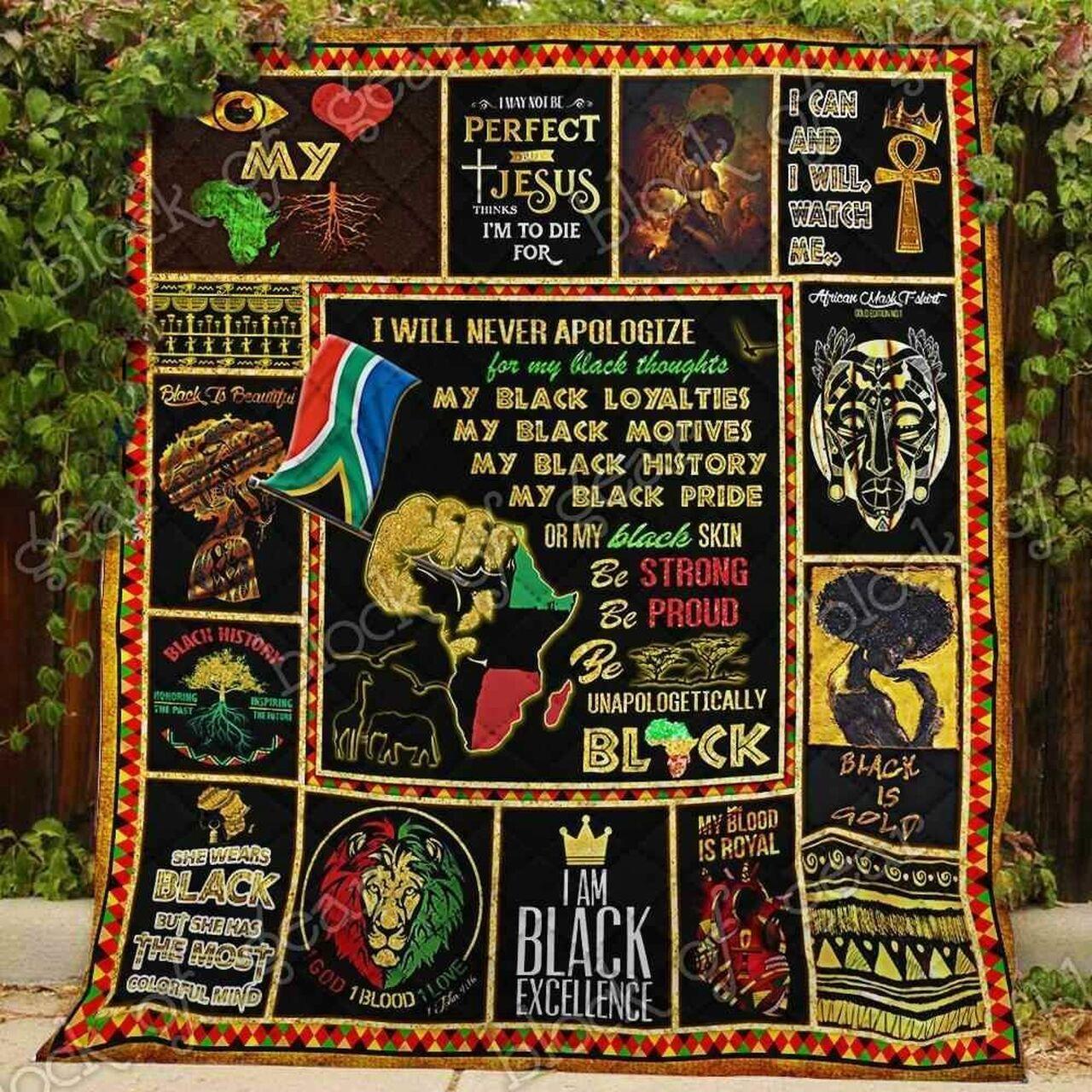 Be Unapologetically Black Blanket Kc1507 Quilt