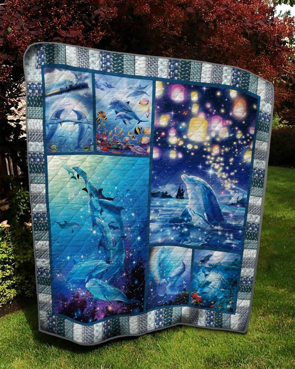 Dolphinaw An Angel Quilt Blanket Dhc020120663Td