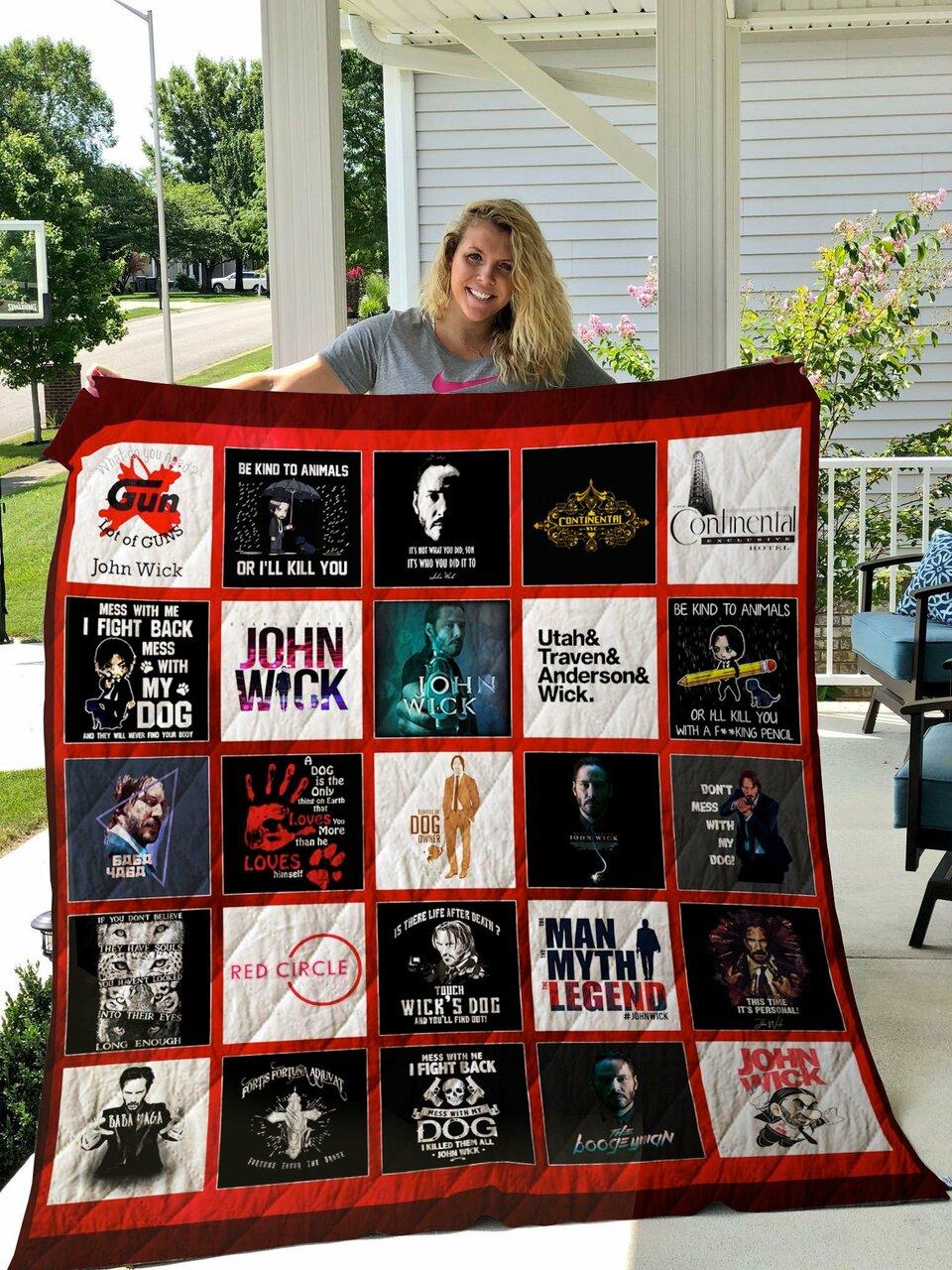 John Wick Quilt Blanket