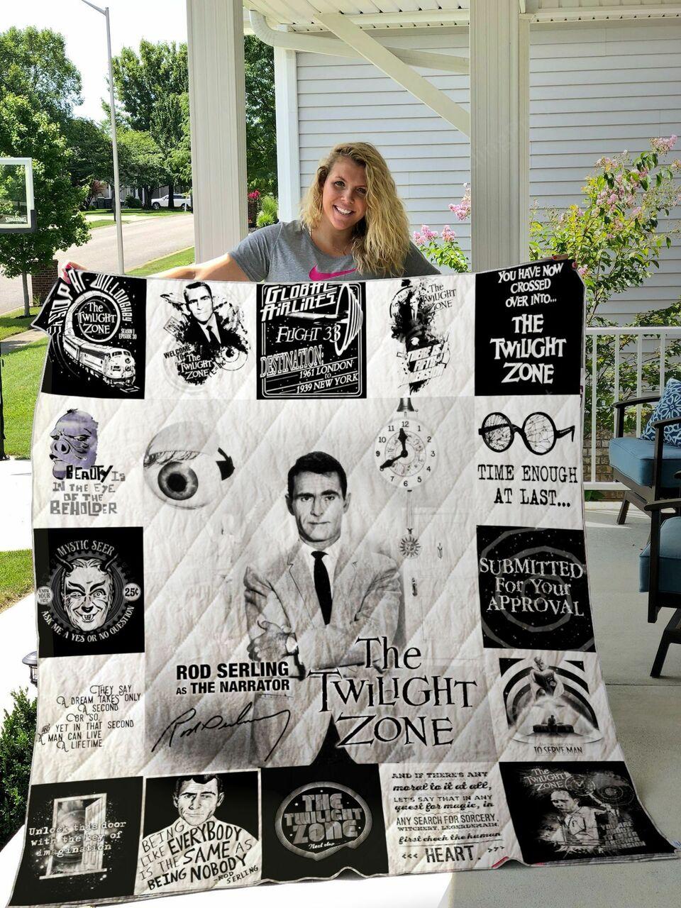 The Twilight Zone Quilt Blanket For Ver 17-3