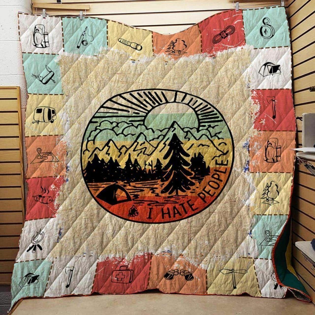 Camping Take The Tr Quilt Blanket Dhc3112609Td