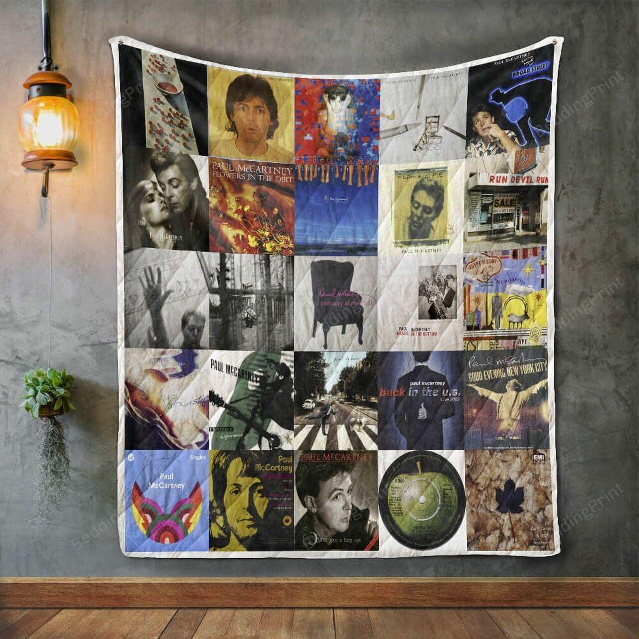 Paul Mccartney 2 Album Co Quilt Blanket