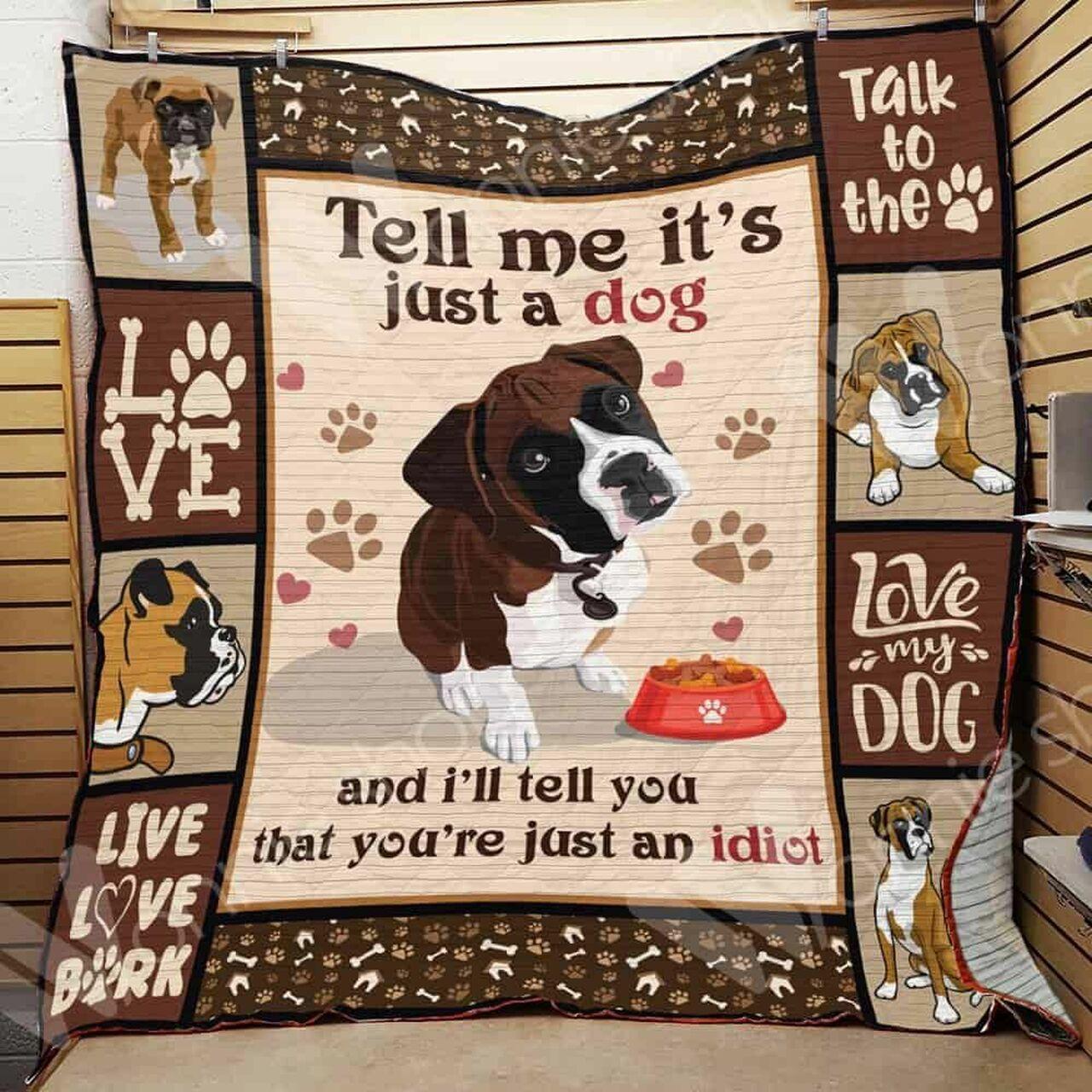Boxer Dog Quilt Blanket Dhc0102903Td