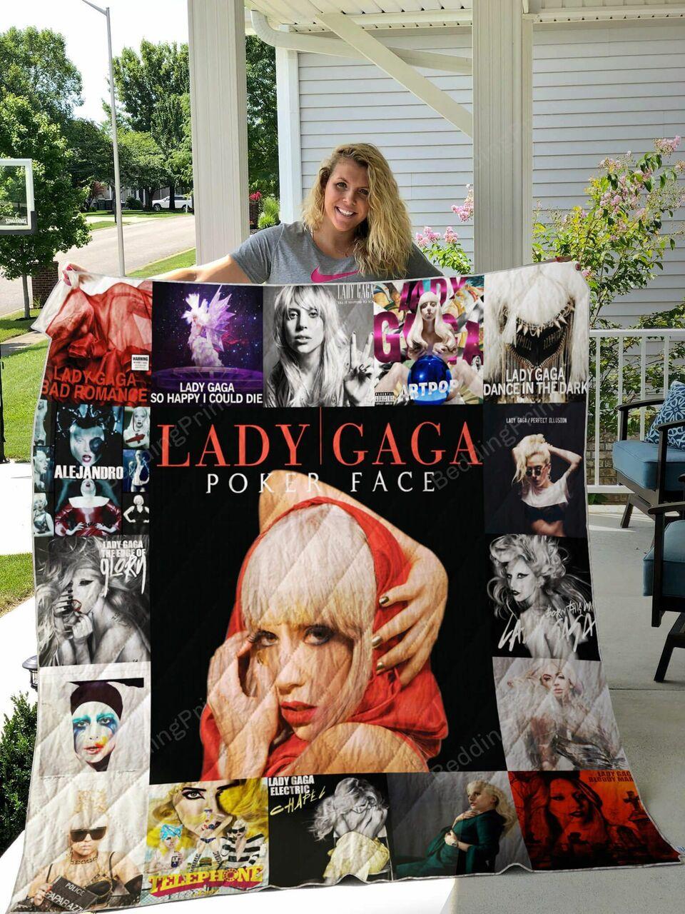 Lady Gaga Quilt Blanket For Ver 17