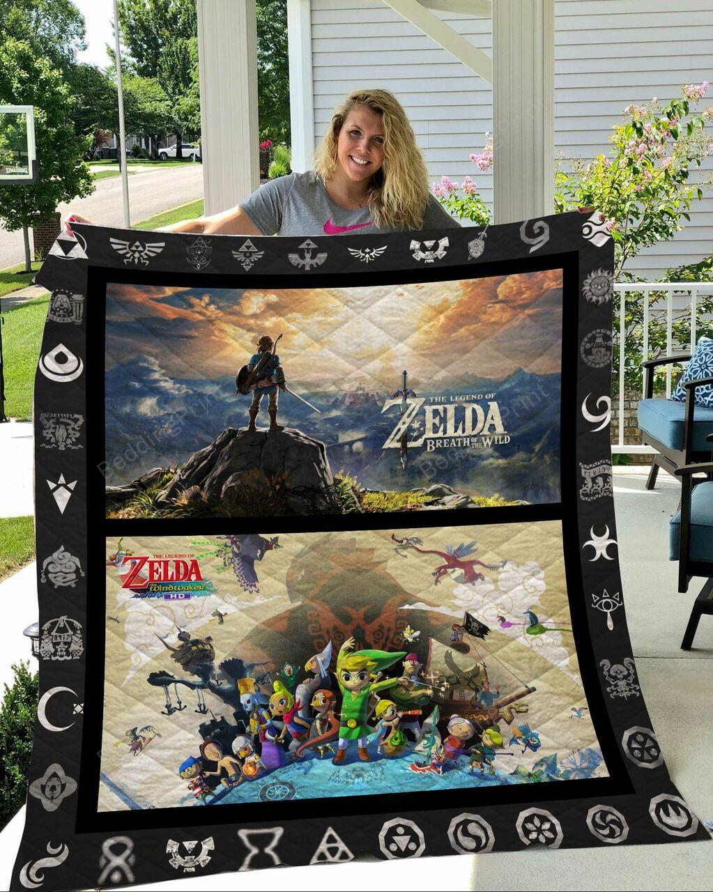 The Legend Of Zelda Quilt Blanket 02