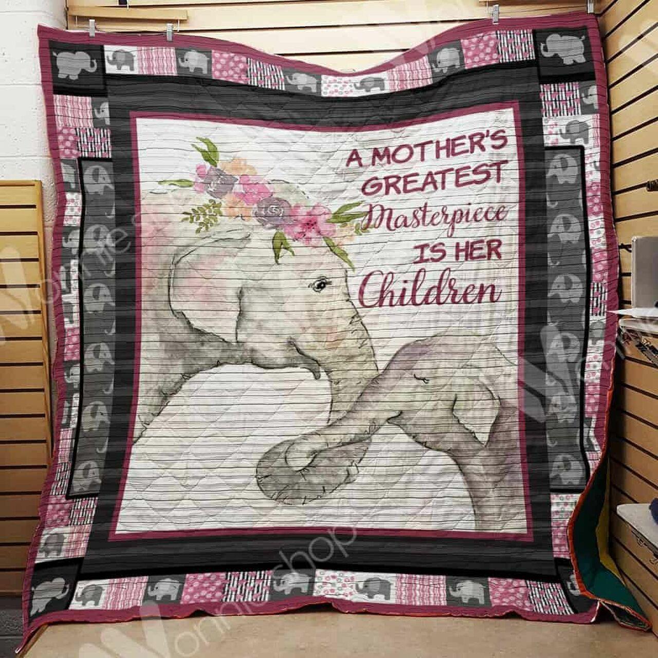 Elephant Quilt Blanket