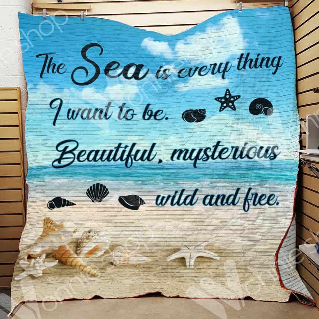 Sea Quilt Blanket