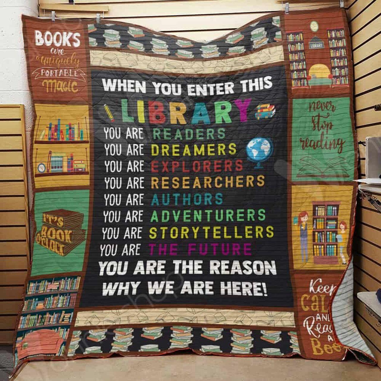 Librarian Quilt Blanket Dhc06021368Td