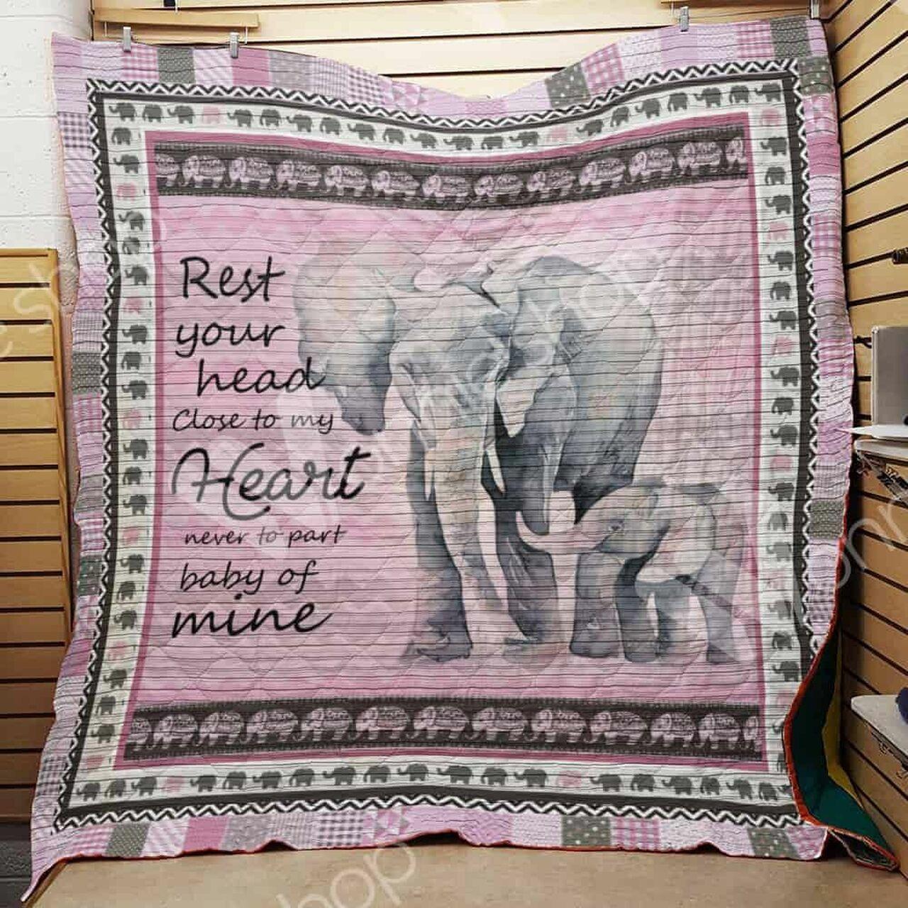 Elephant Quilt Blanket