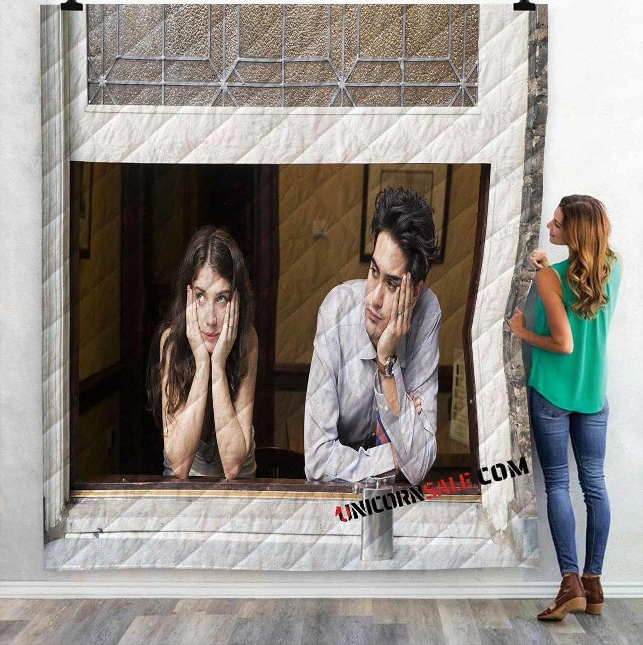 Movie Paper Year N 3Dtomized onalized Quilt Blanket